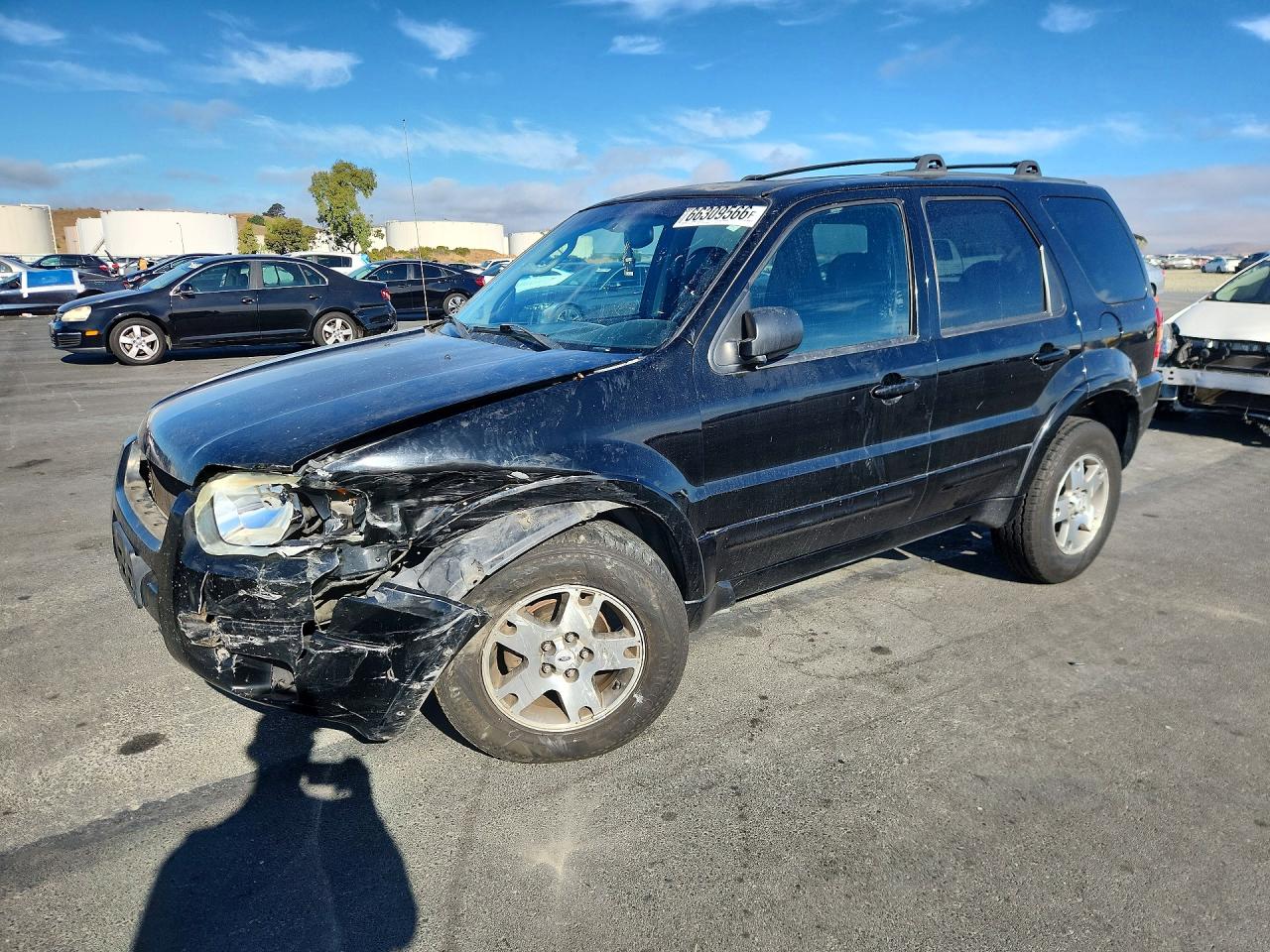 2004 Ford Escape Limited Black vin: 1FMCU94194KA37983