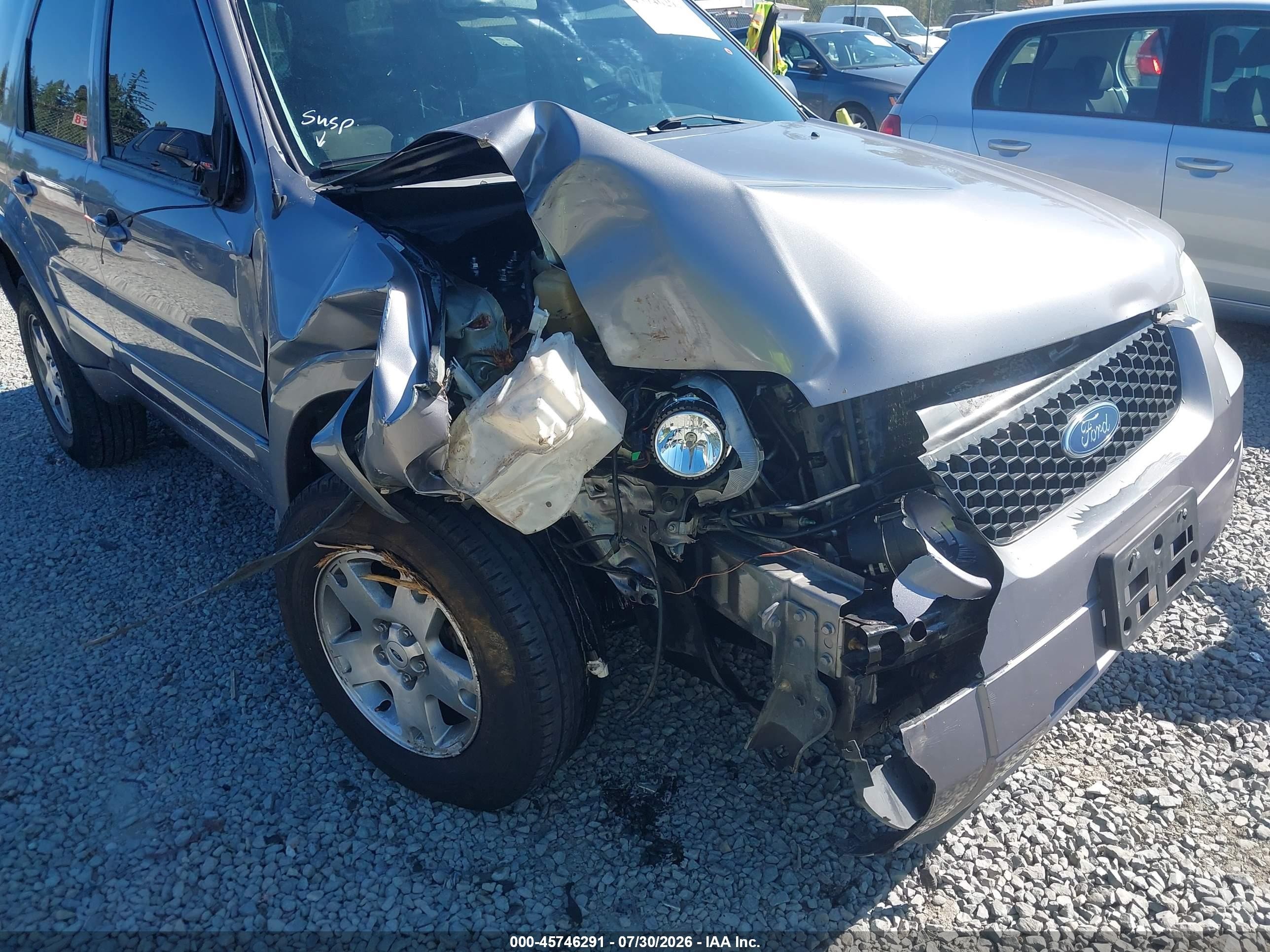 2007 Ford Escape Limited Silver vin: 1FMCU94197KA27085