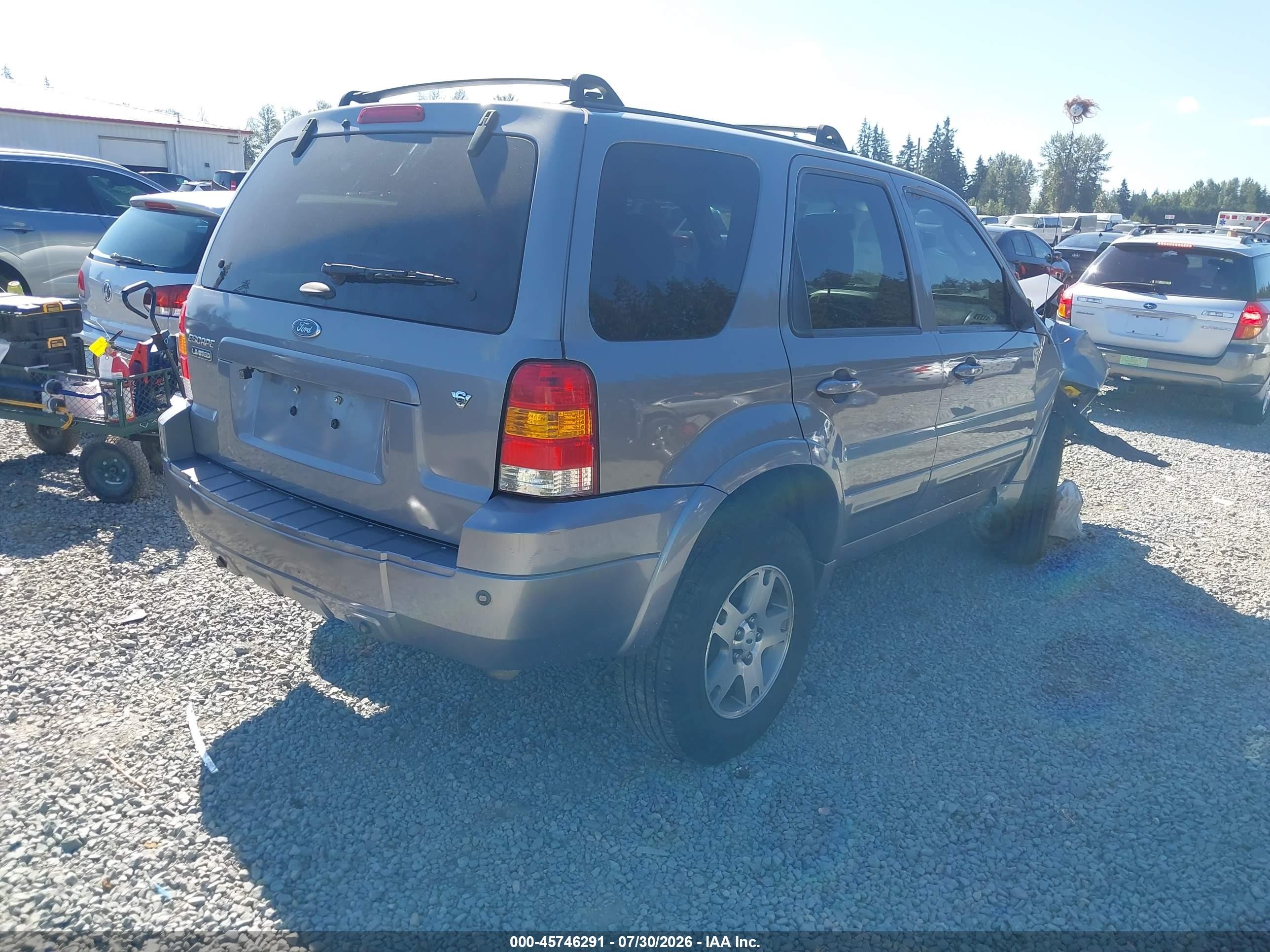 2007 Ford Escape Limited Silver vin: 1FMCU94197KA27085