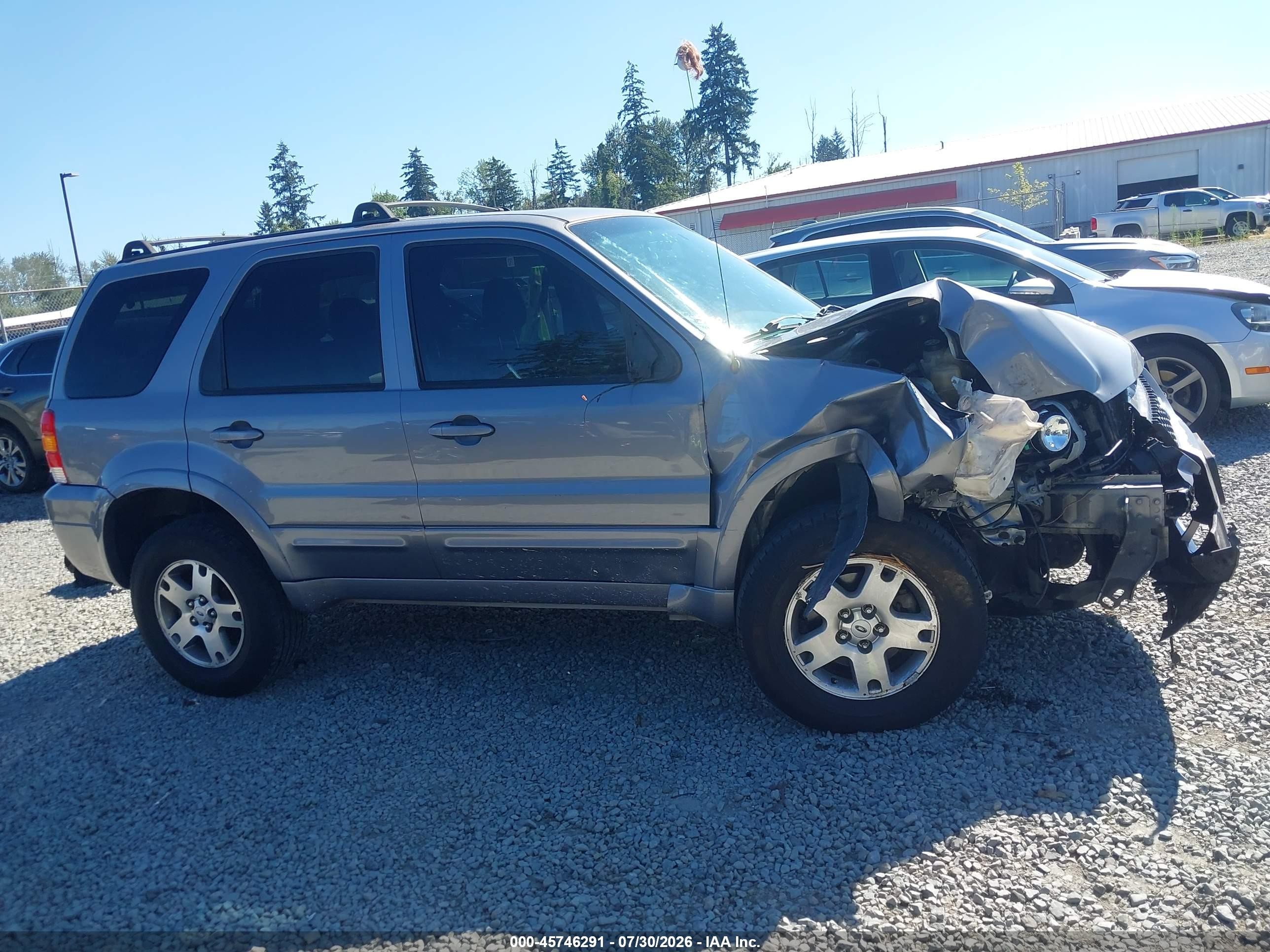 2007 Ford Escape Limited Silver vin: 1FMCU94197KA27085