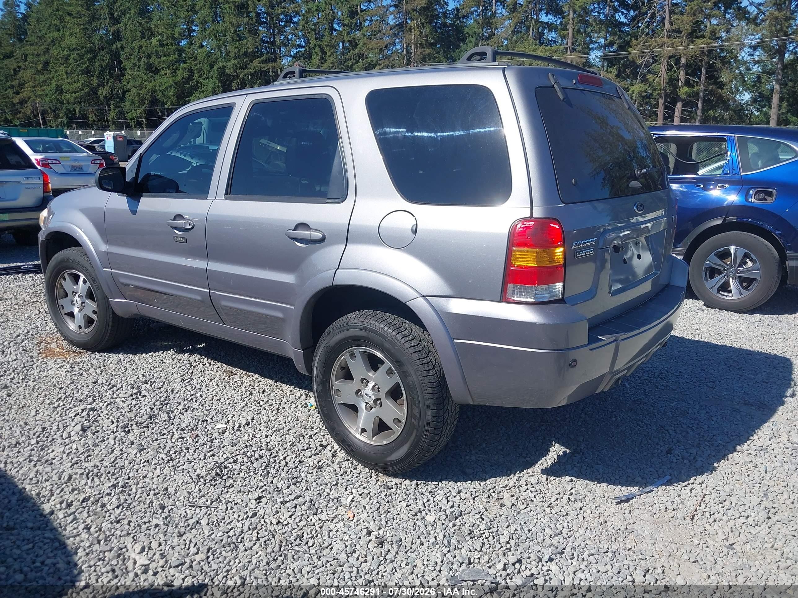 2007 Ford Escape Limited Silver vin: 1FMCU94197KA27085