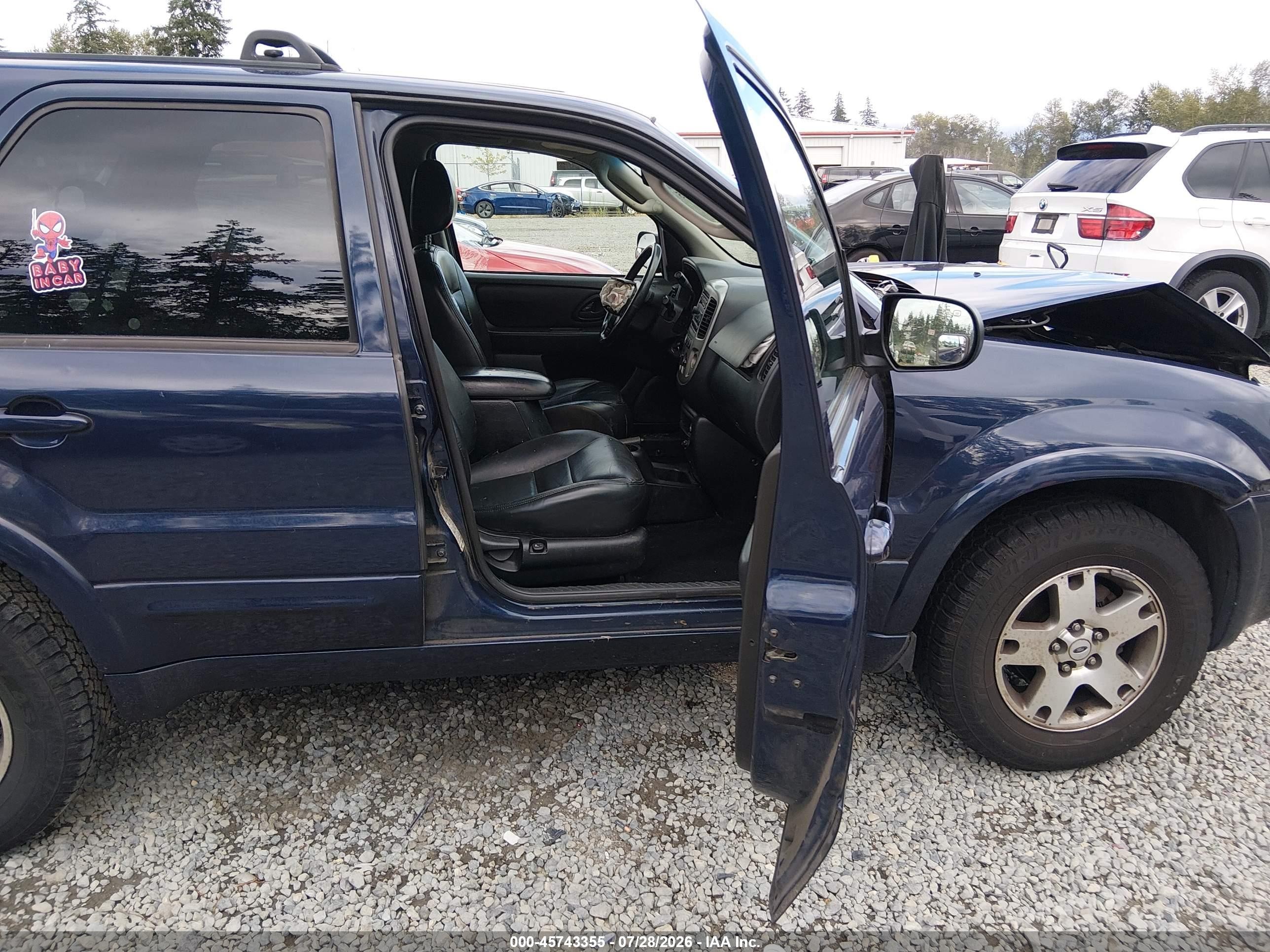 2004 Ford Escape Limited Blue vin: 1FMCU941X4KB50177