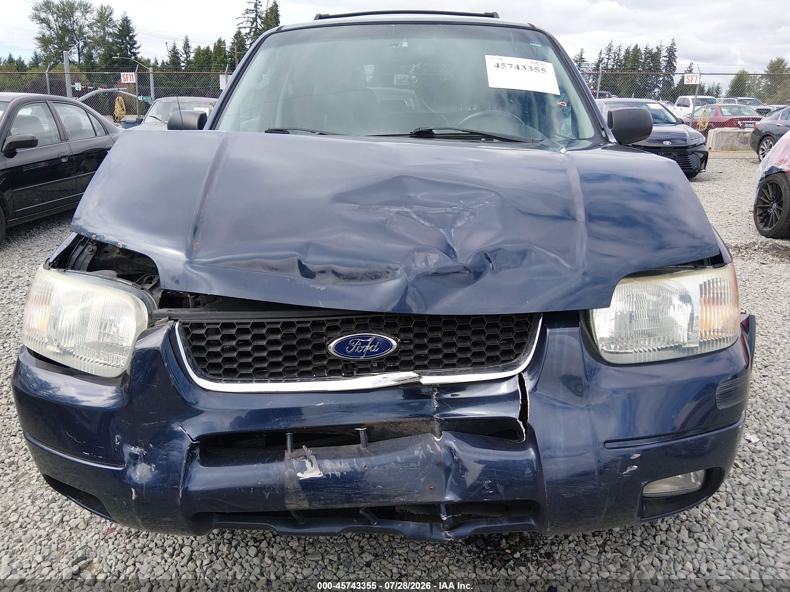 2004 Ford Escape Limited Blue vin: 1FMCU941X4KB50177