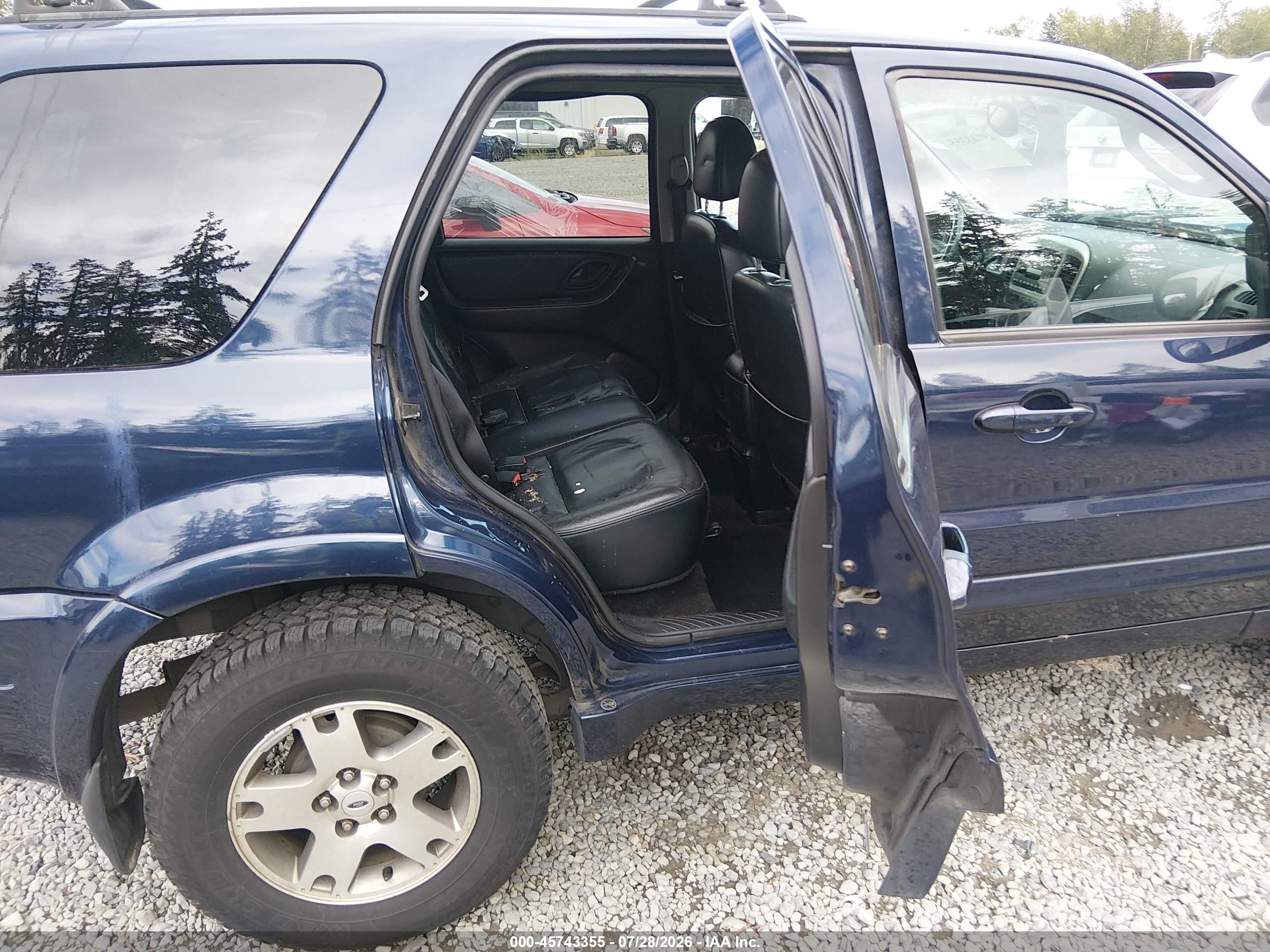 2004 Ford Escape Limited Blue vin: 1FMCU941X4KB50177