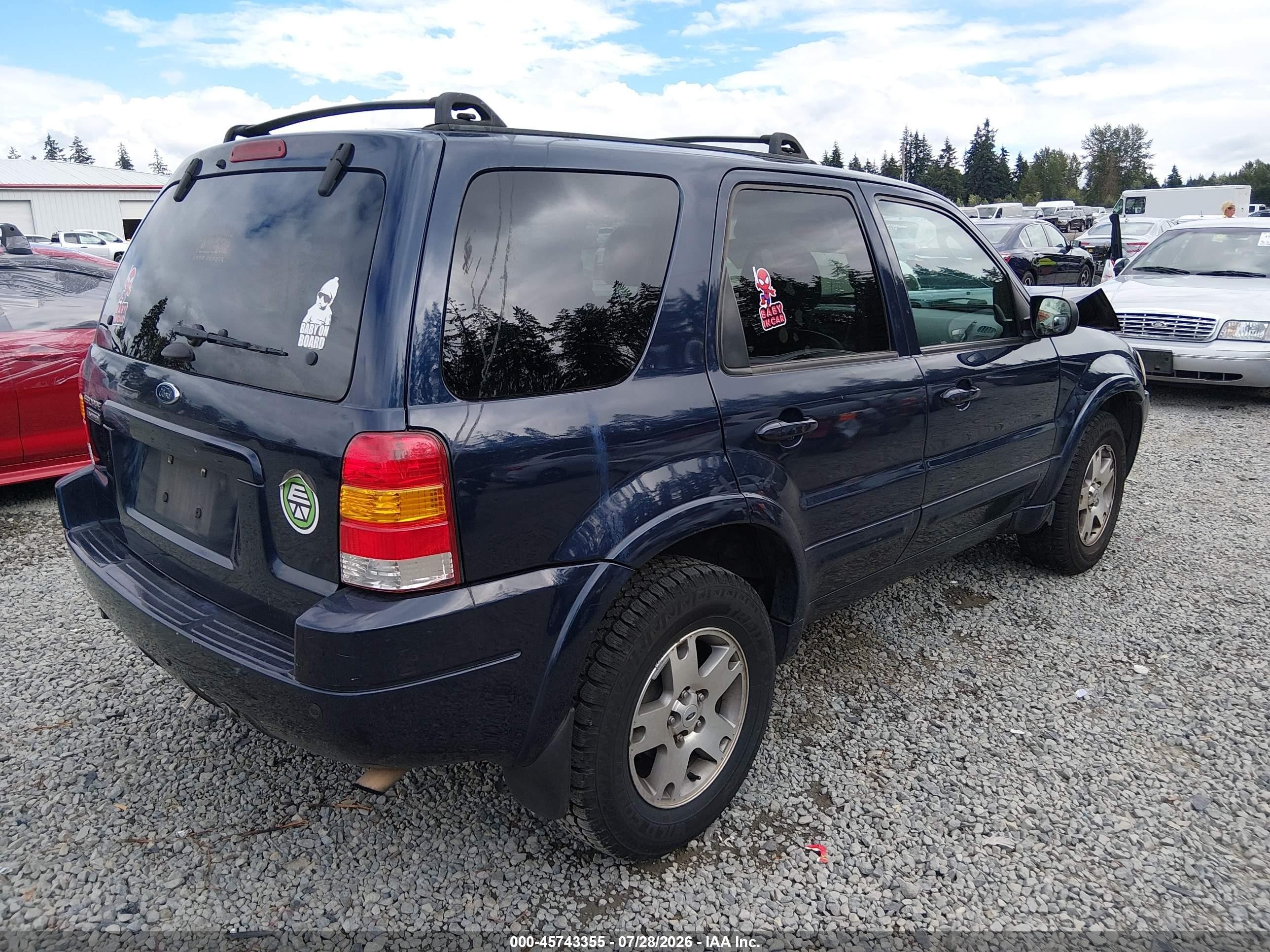 2004 Ford Escape Limited Blue vin: 1FMCU941X4KB50177