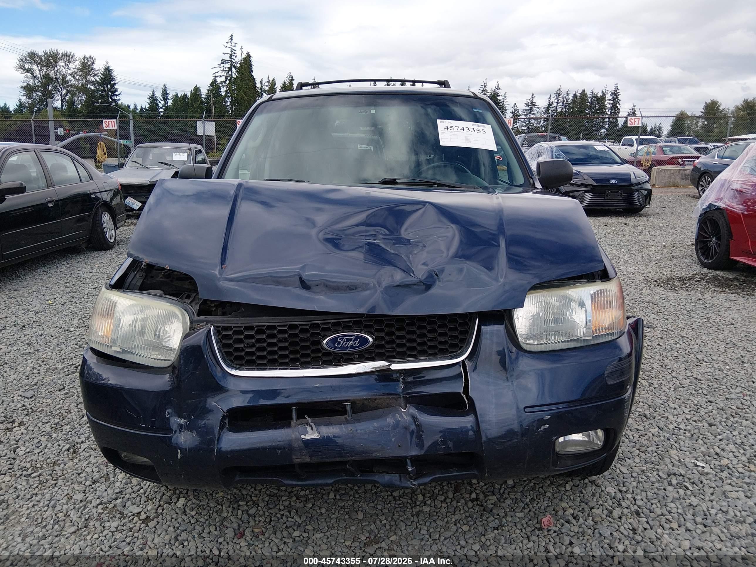 2004 Ford Escape Limited Blue vin: 1FMCU941X4KB50177