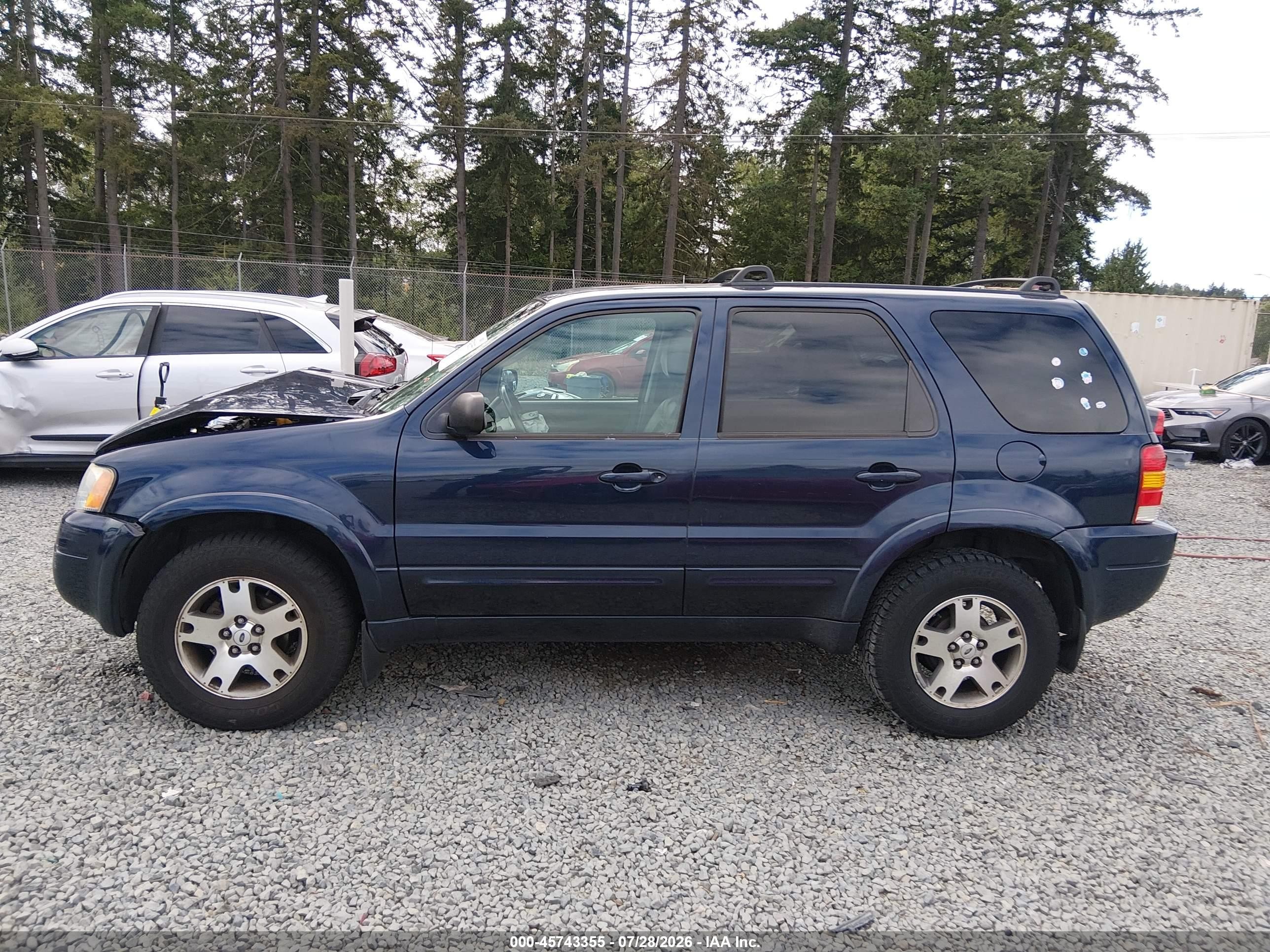 2004 Ford Escape Limited Blue vin: 1FMCU941X4KB50177
