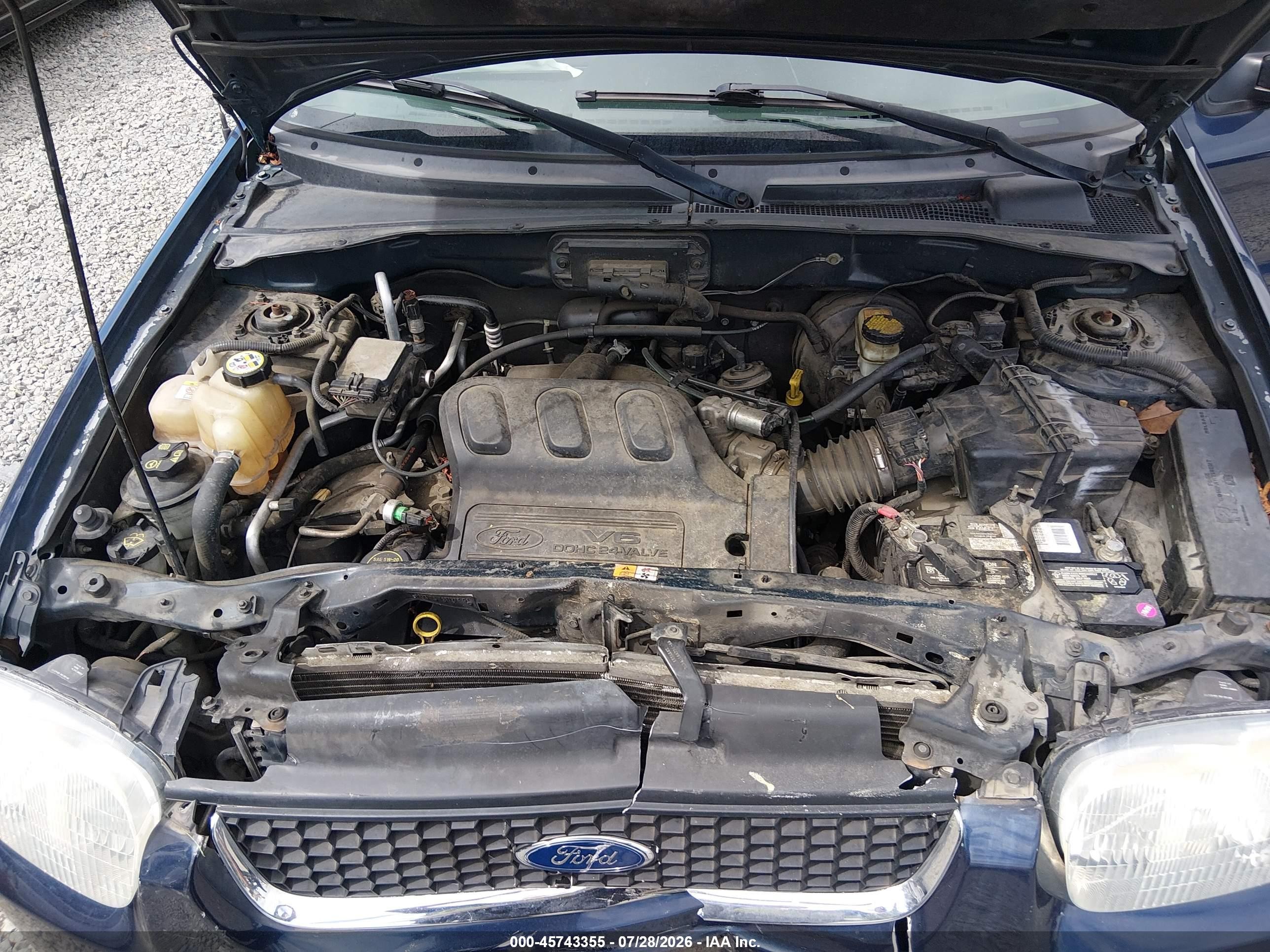 2004 Ford Escape Limited Blue vin: 1FMCU941X4KB50177