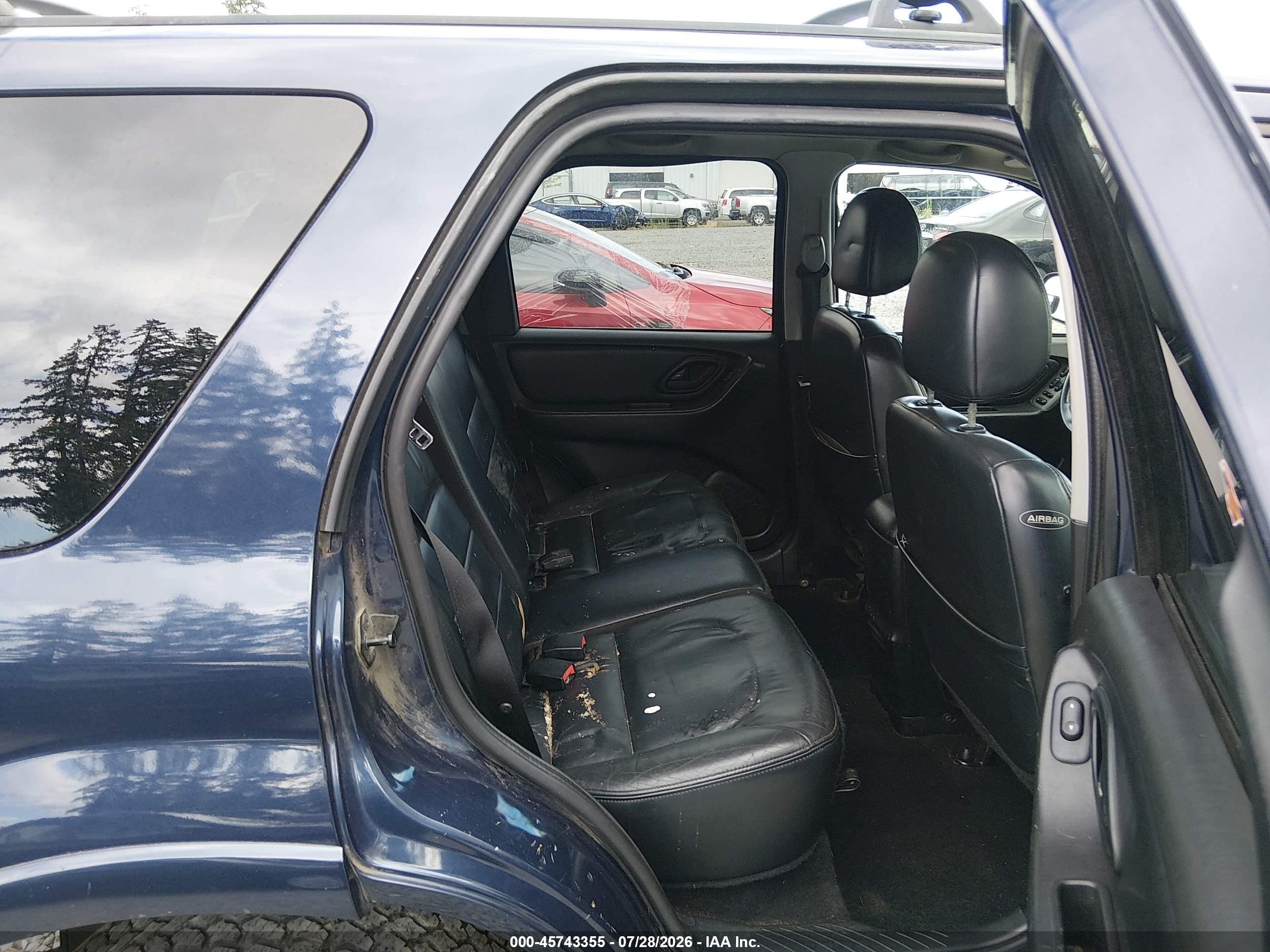 2004 Ford Escape Limited Blue vin: 1FMCU941X4KB50177