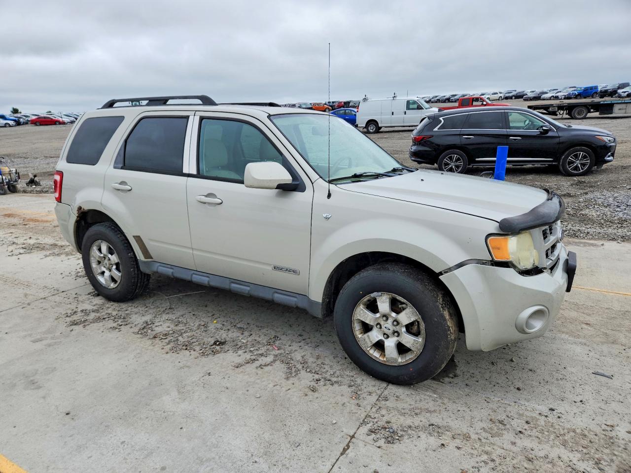 2008 Ford Escape Limited Cream vin: 1FMCU941X8KA26027