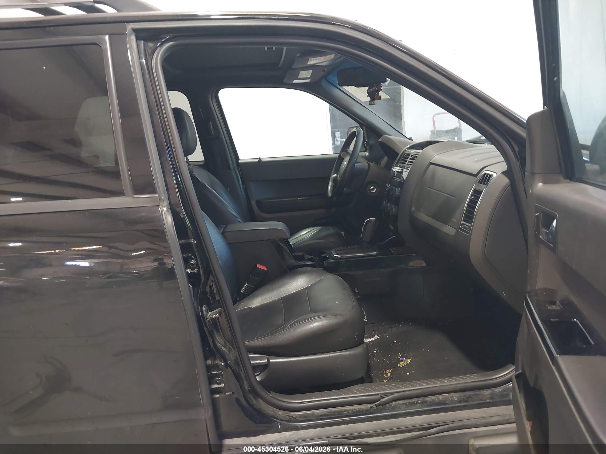 2008 Ford Escape Limited Black vin: 1FMCU941X8KD22360
