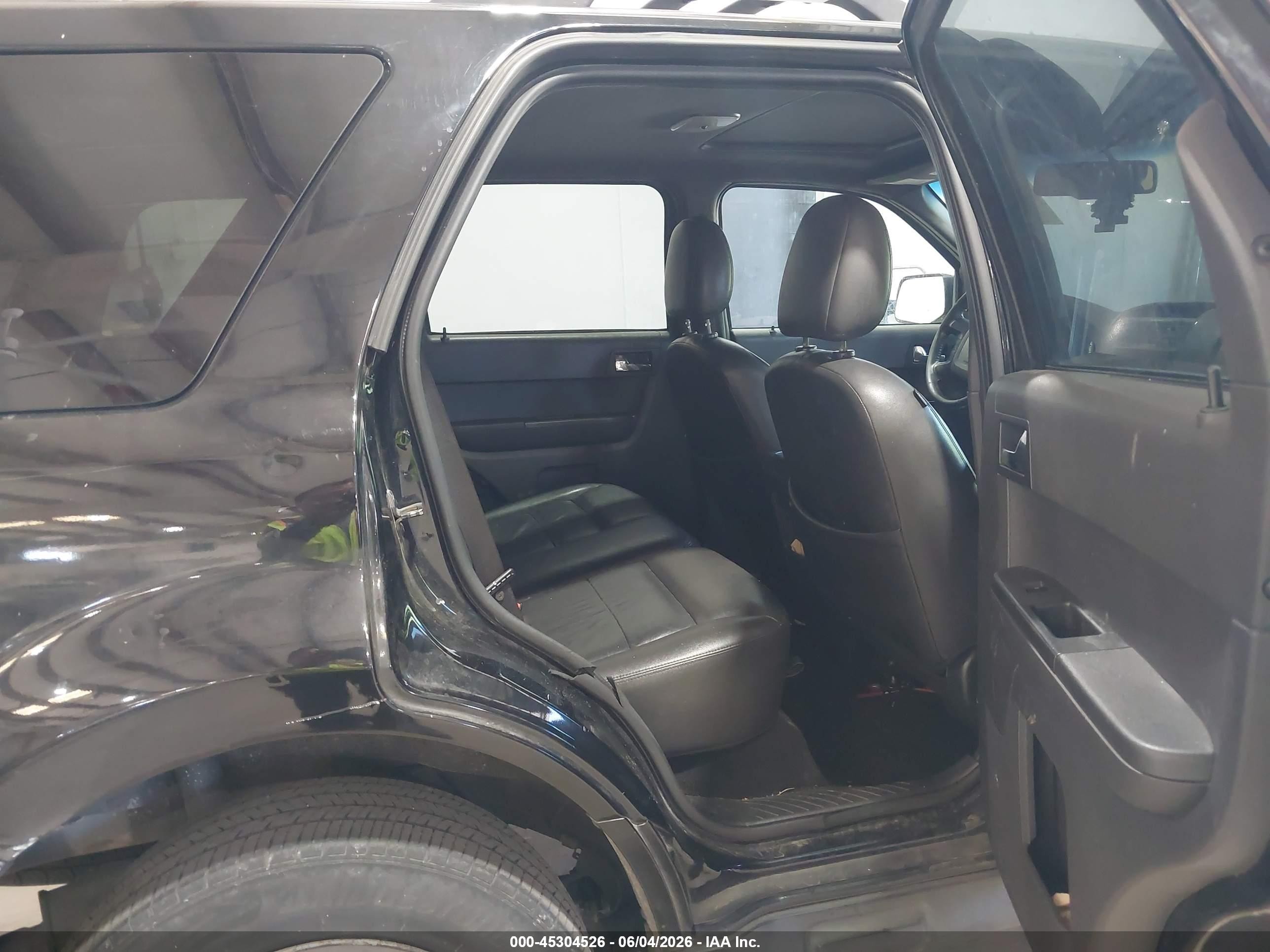 2008 Ford Escape Limited Black vin: 1FMCU941X8KD22360