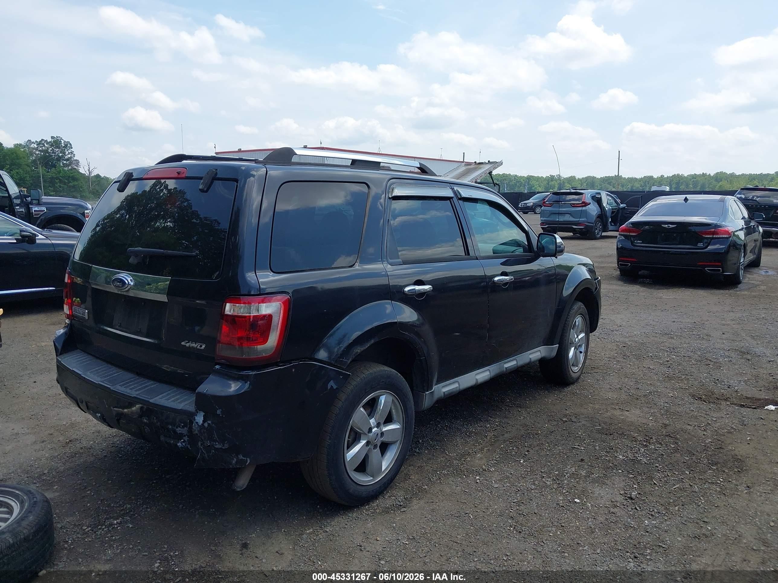 2009 Ford Escape Limited Black vin: 1FMCU94719KC31029