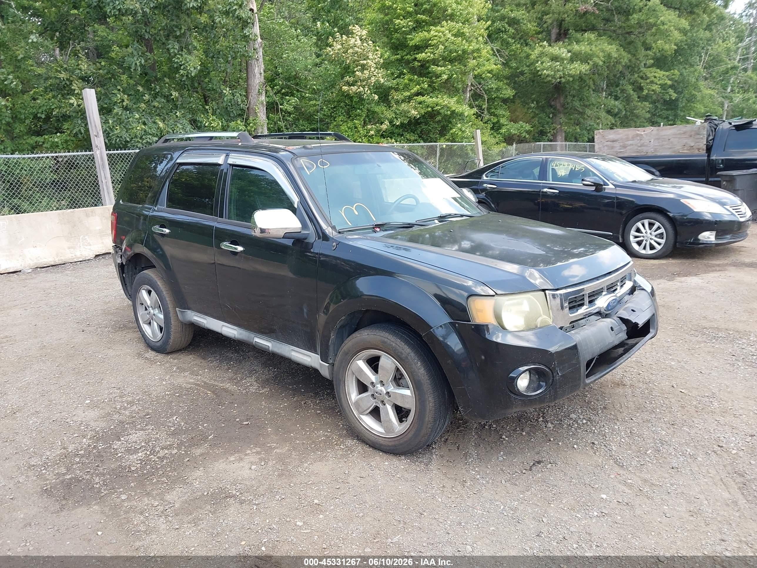 2009 Ford Escape Limited Black vin: 1FMCU94719KC31029