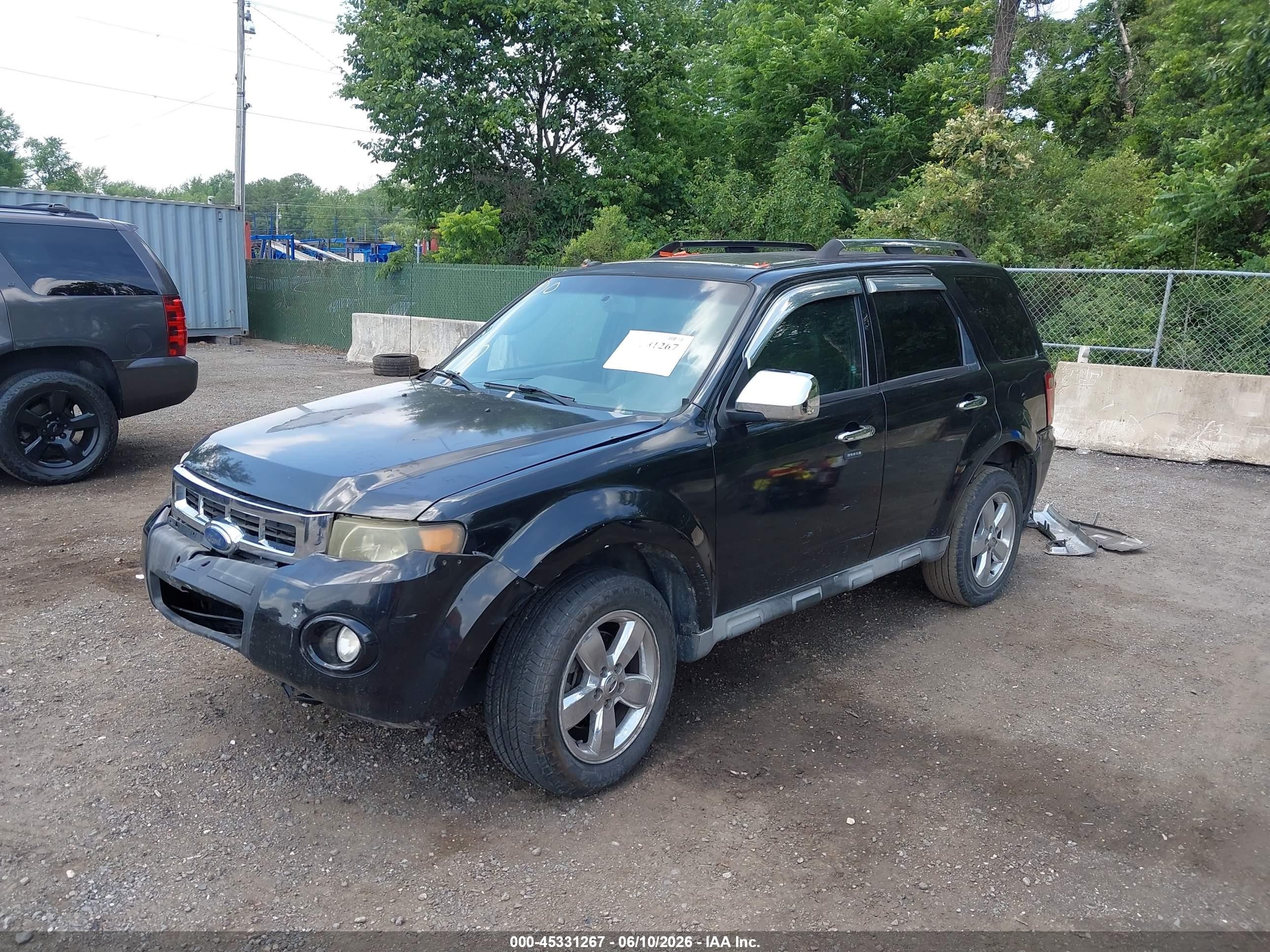 2009 Ford Escape Limited Black vin: 1FMCU94719KC31029
