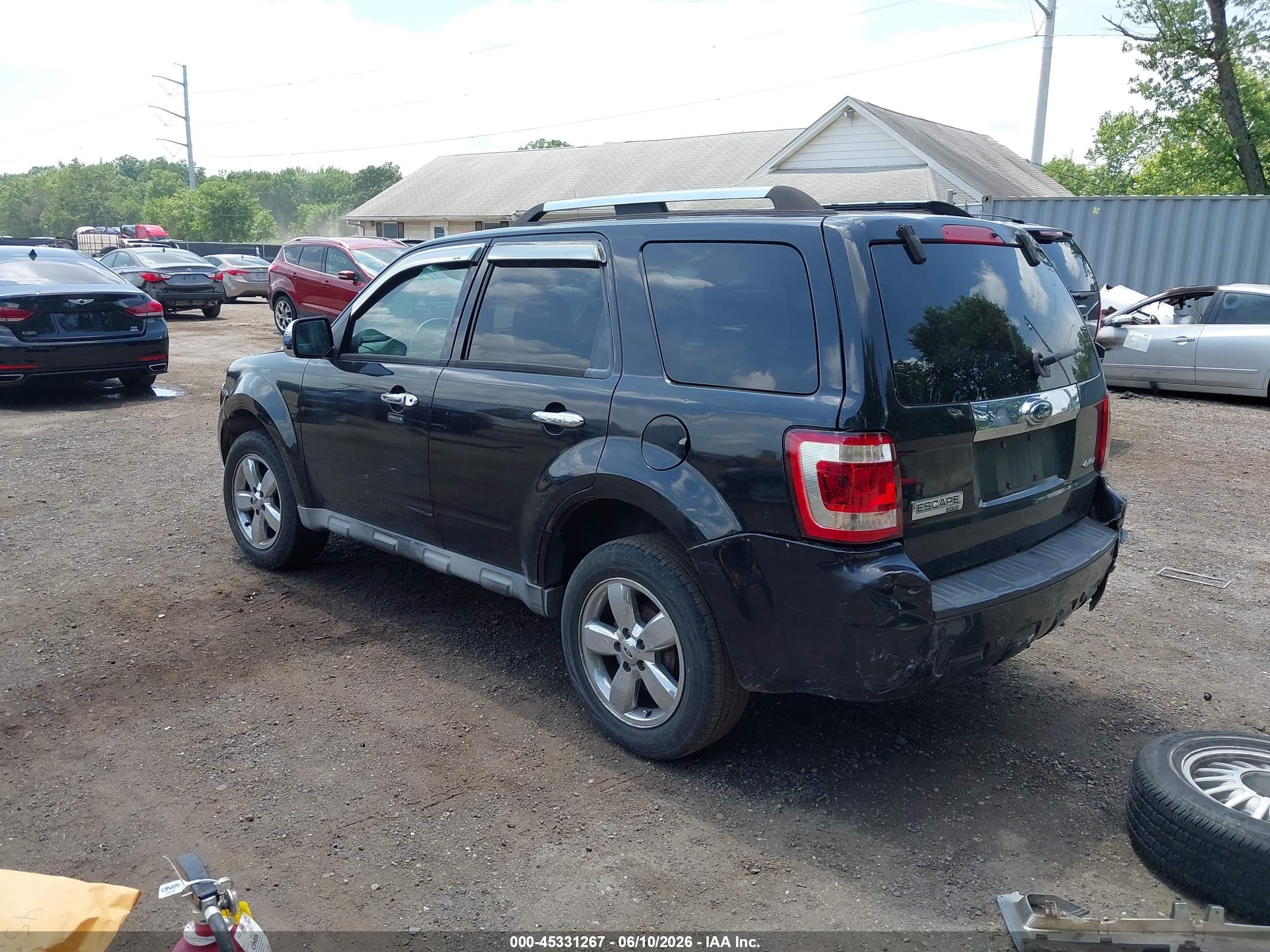 2009 Ford Escape Limited Black vin: 1FMCU94719KC31029