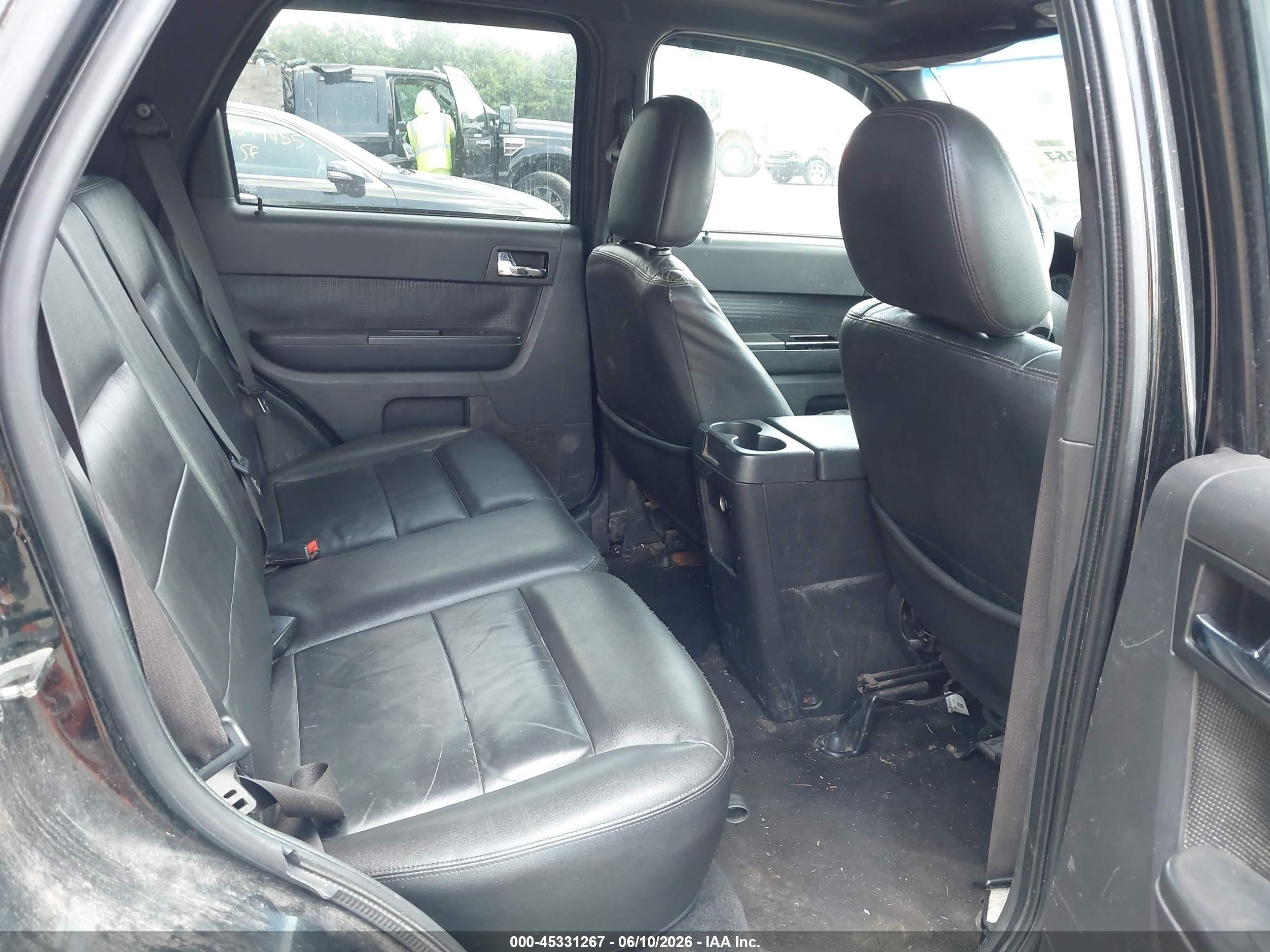 2009 Ford Escape Limited Black vin: 1FMCU94719KC31029