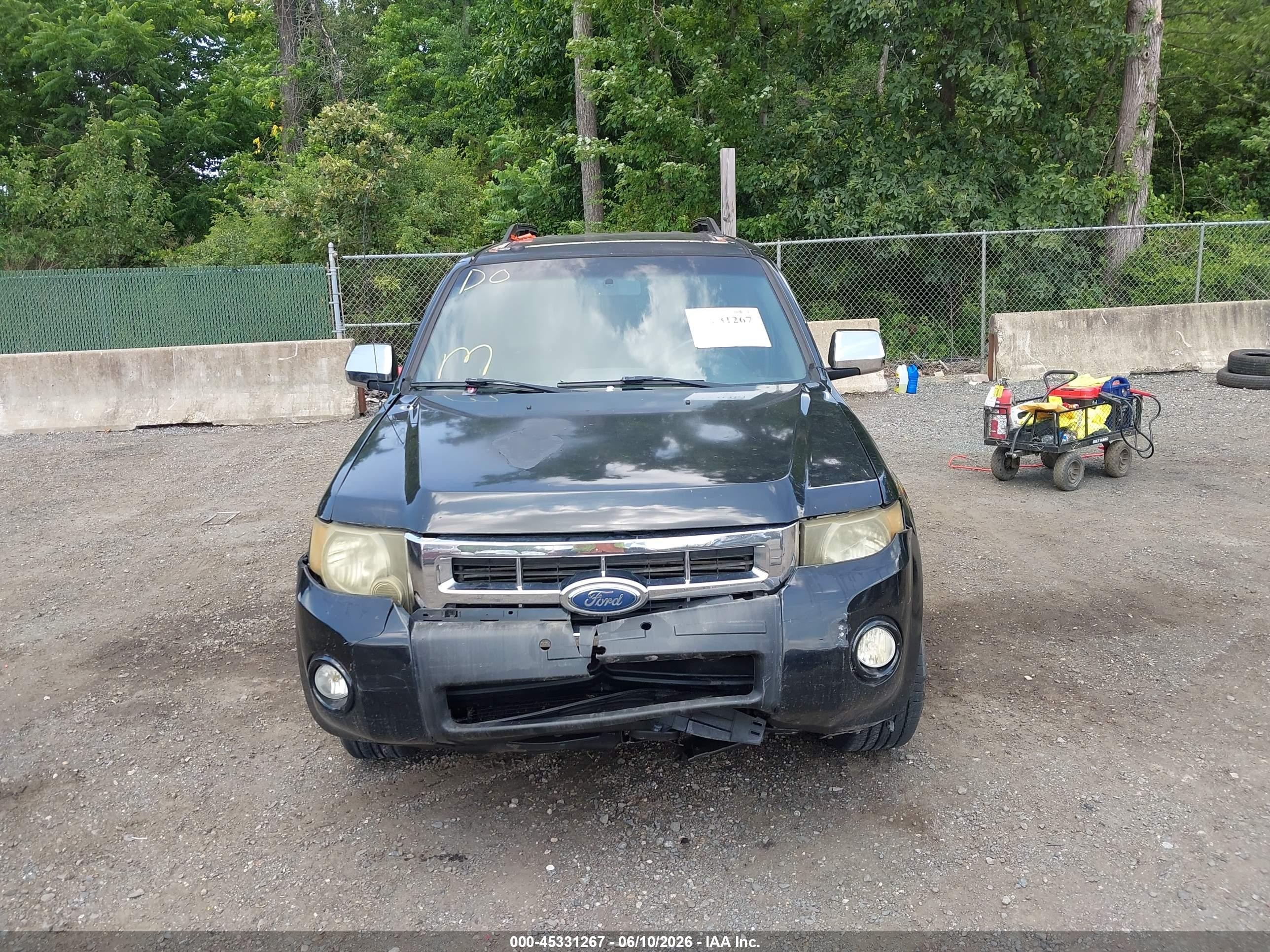 2009 Ford Escape Limited Black vin: 1FMCU94719KC31029