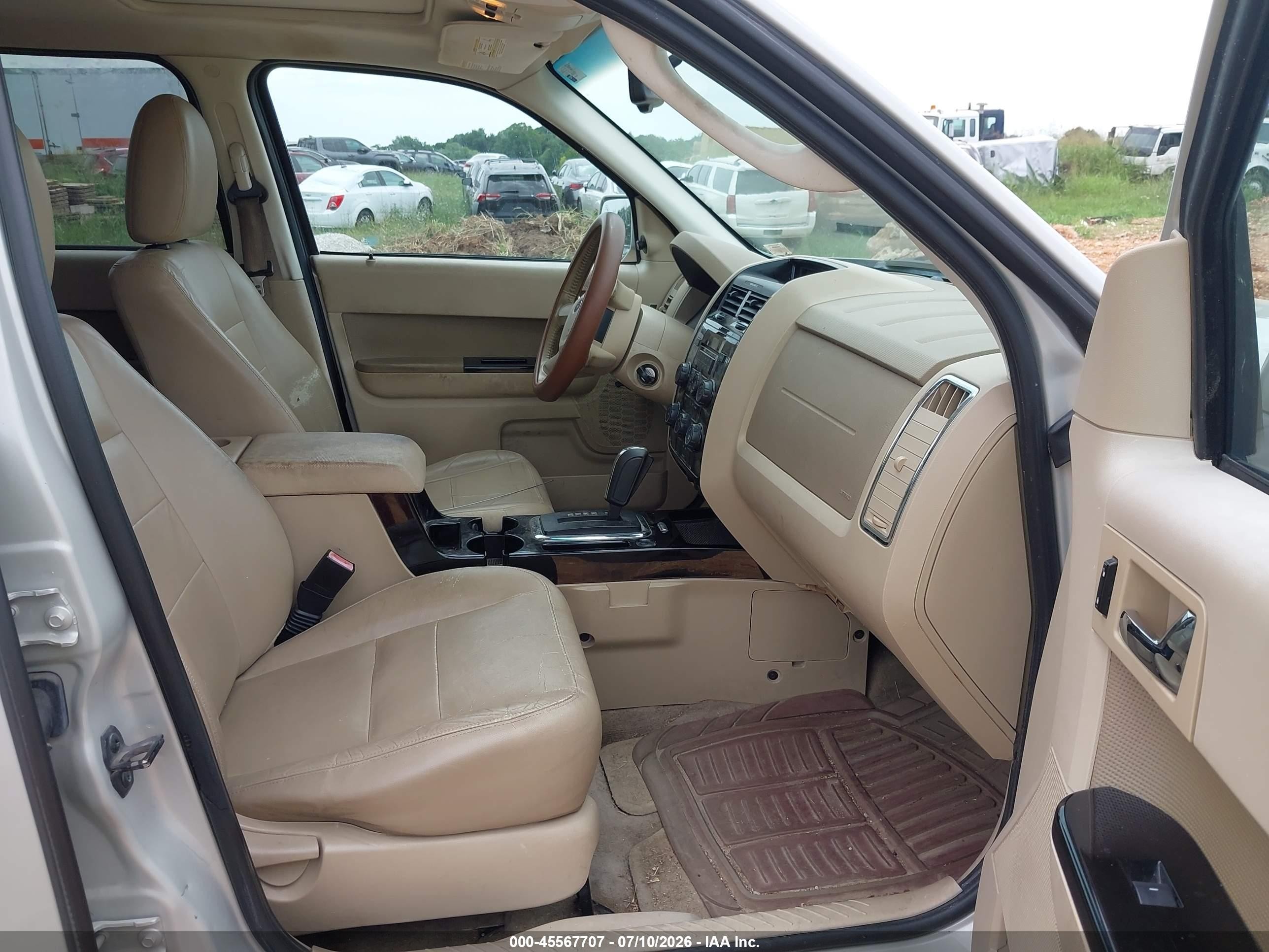 2009 Ford Escape Limited Beige vin: 1FMCU94G09KD07517