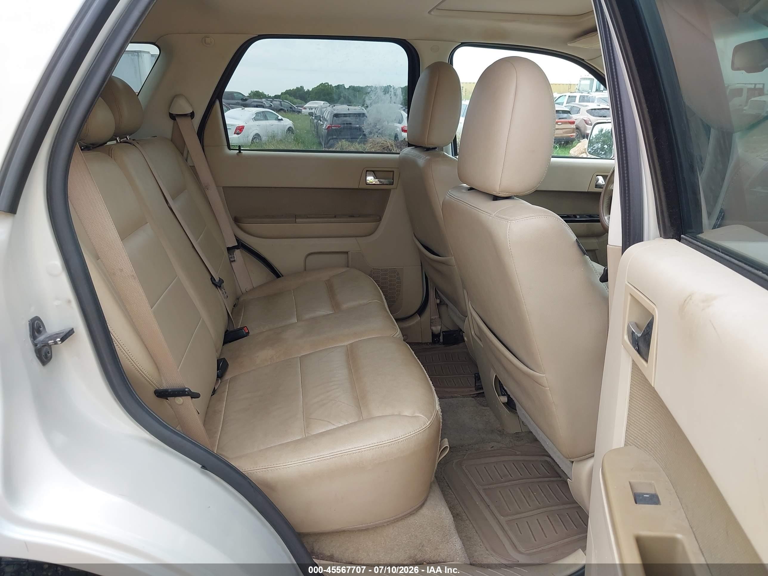 2009 Ford Escape Limited Beige vin: 1FMCU94G09KD07517