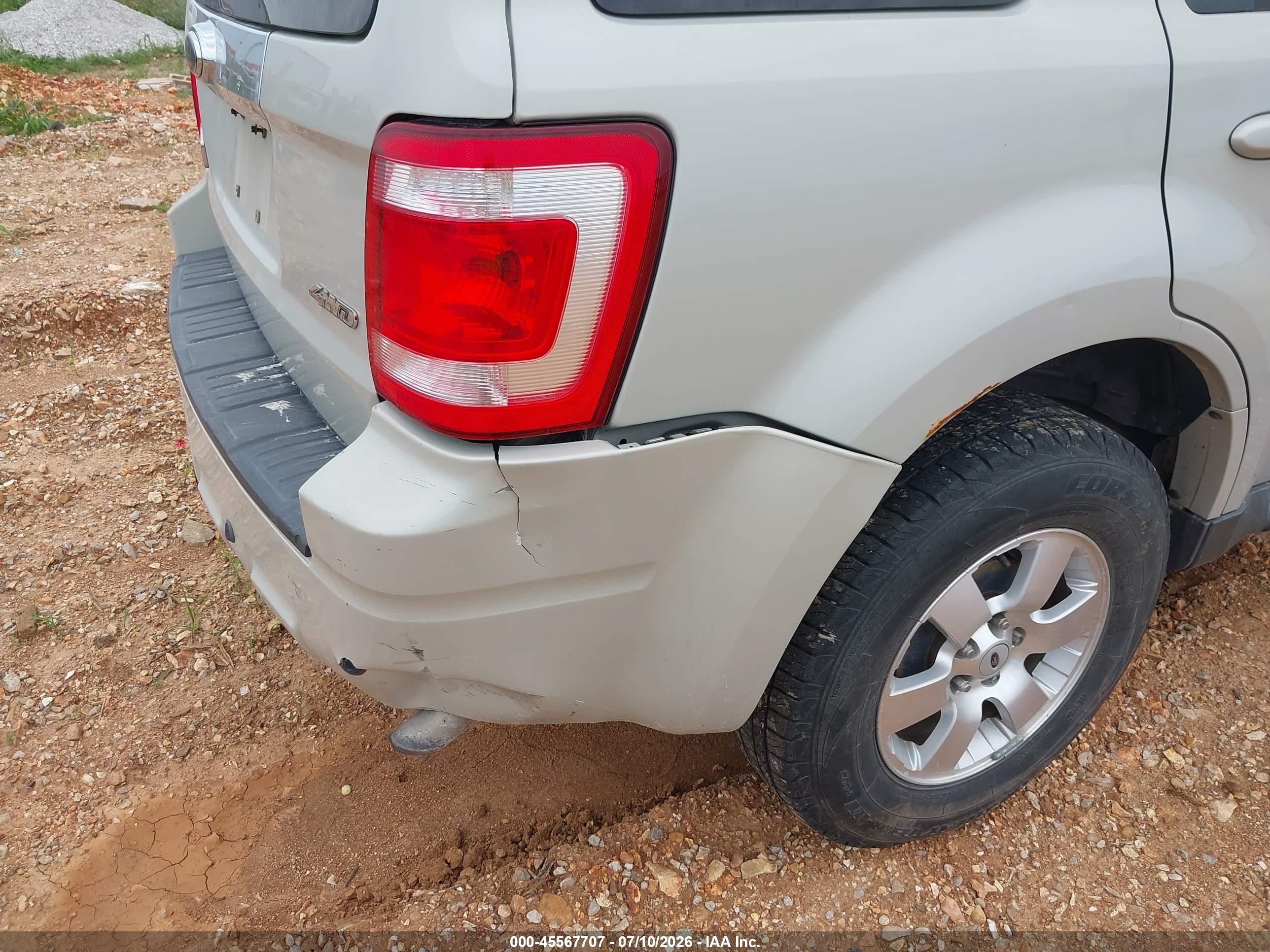 2009 Ford Escape Limited Beige vin: 1FMCU94G09KD07517