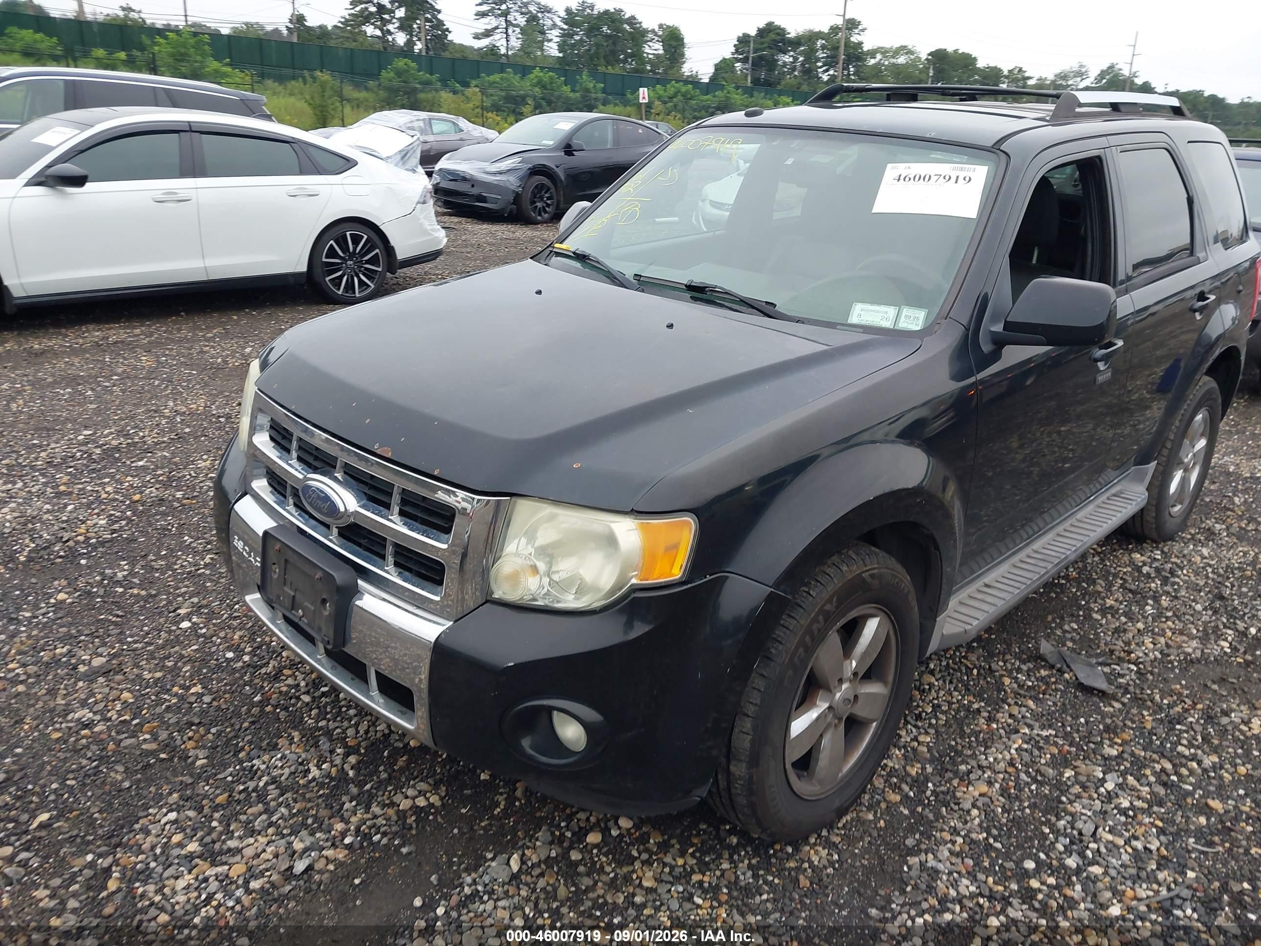 2009 Ford Escape Limited Black vin: 1FMCU94G29KA08918