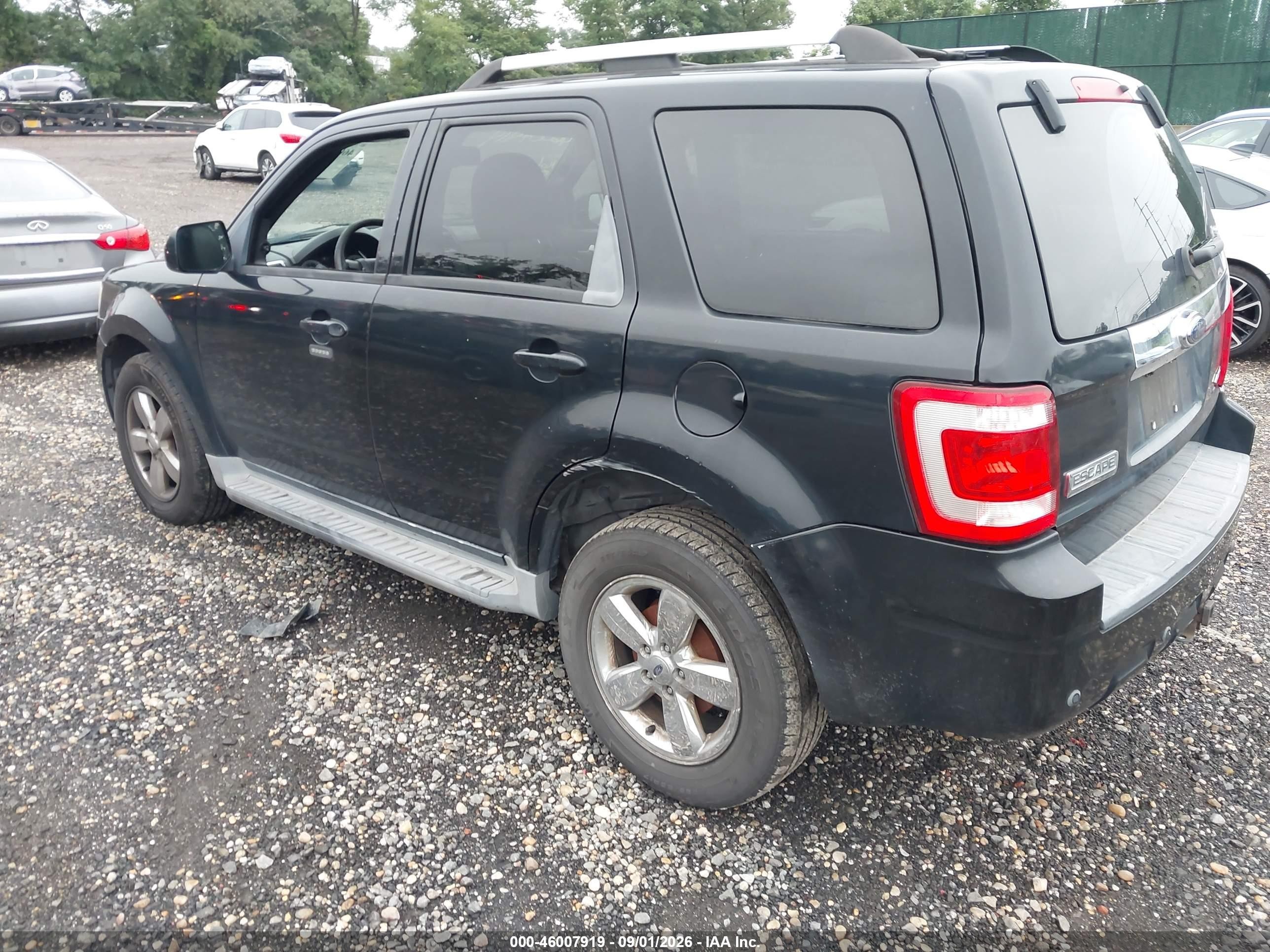 2009 Ford Escape Limited Black vin: 1FMCU94G29KA08918