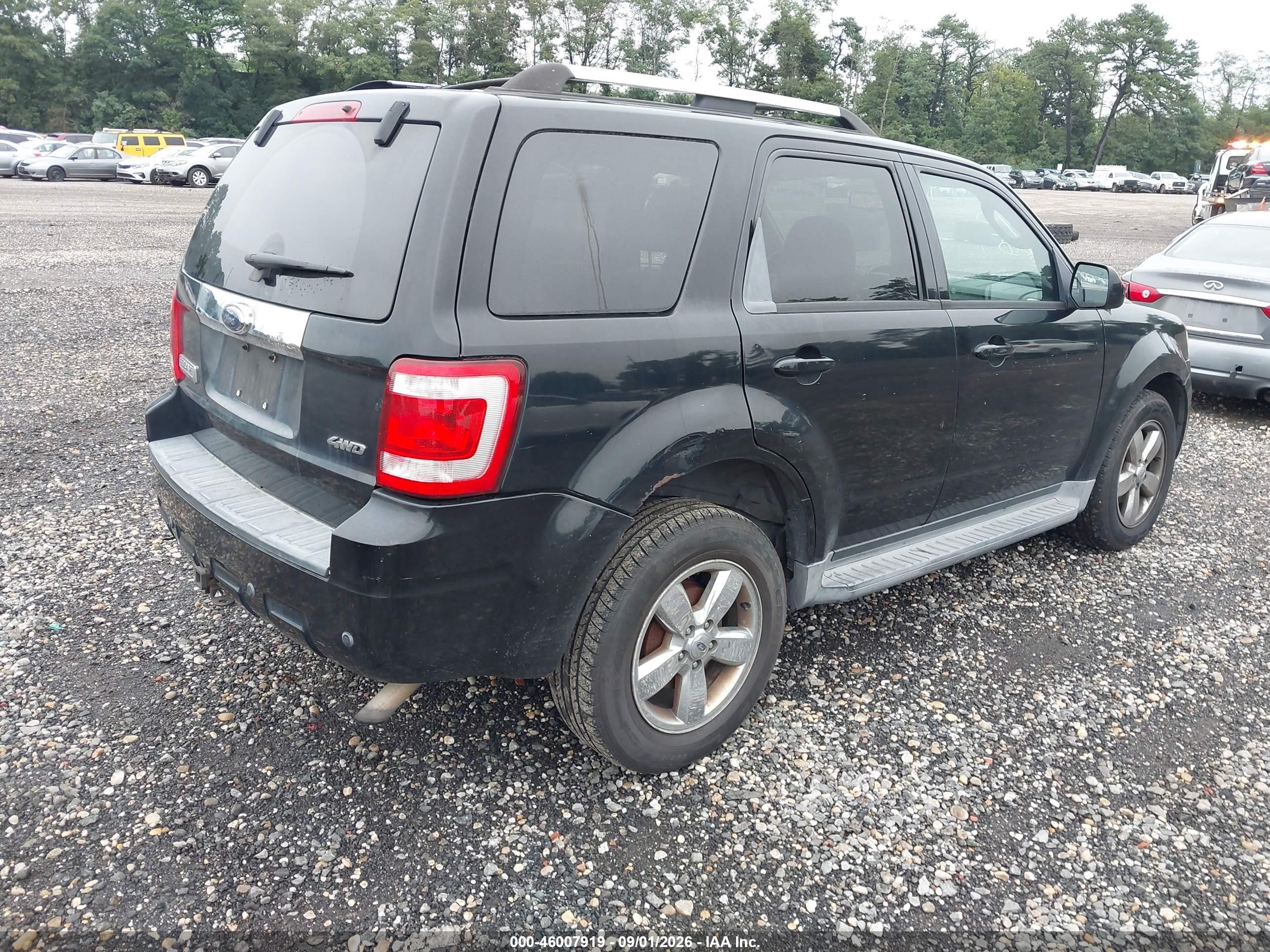 2009 Ford Escape Limited Black vin: 1FMCU94G29KA08918