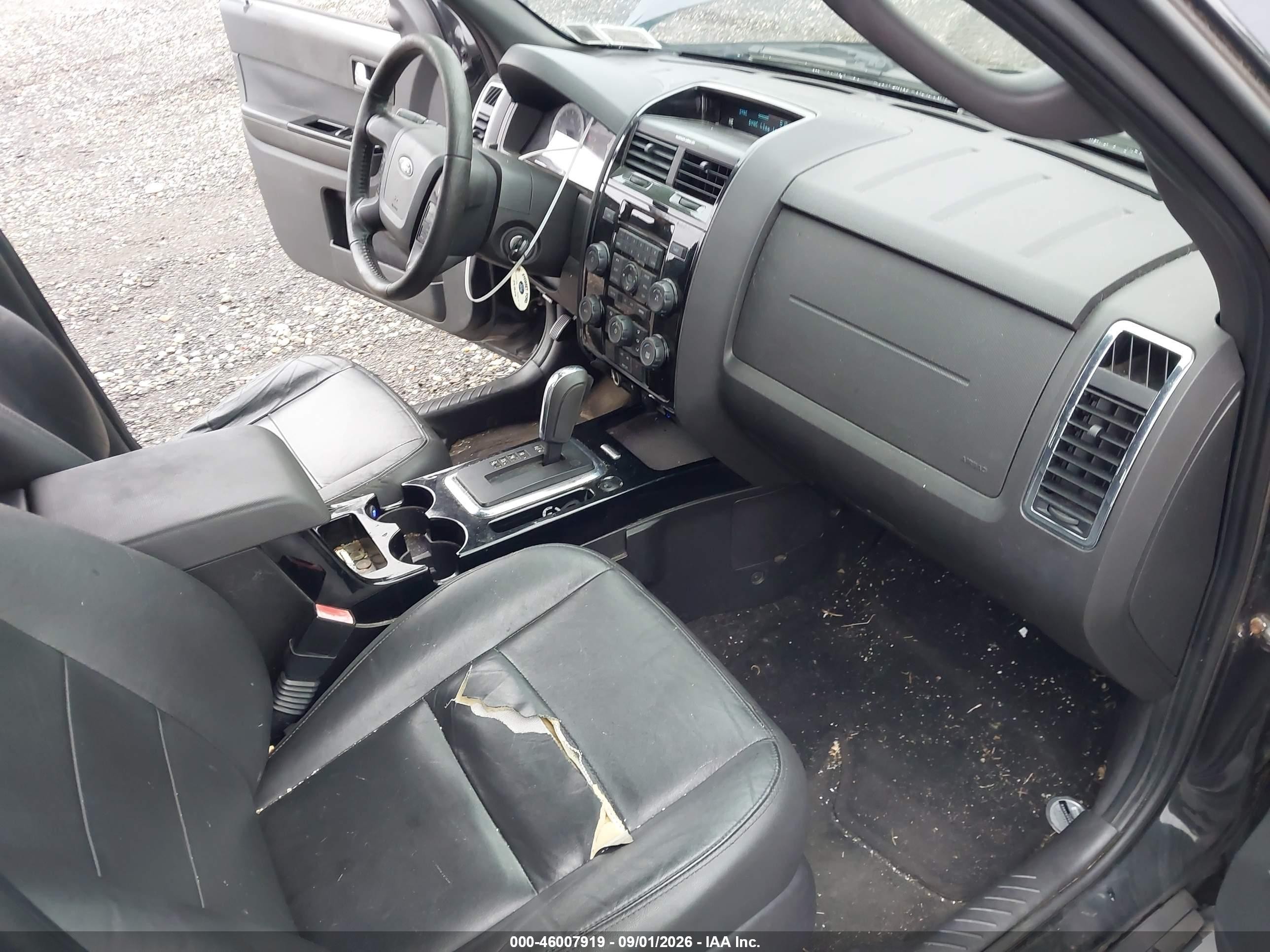 2009 Ford Escape Limited Black vin: 1FMCU94G29KA08918