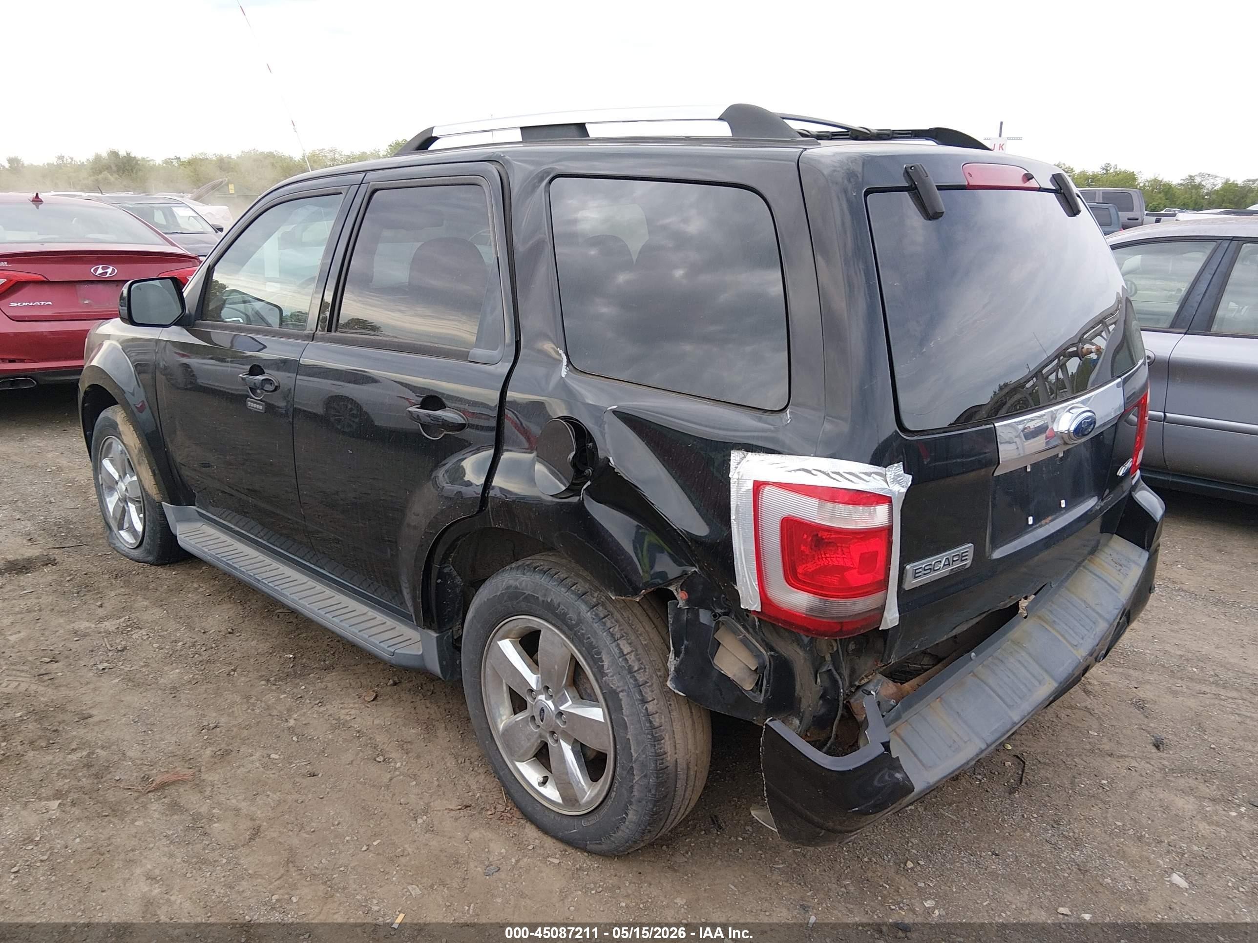 2009 Ford Escape Limited Black vin: 1FMCU94G29KB46362