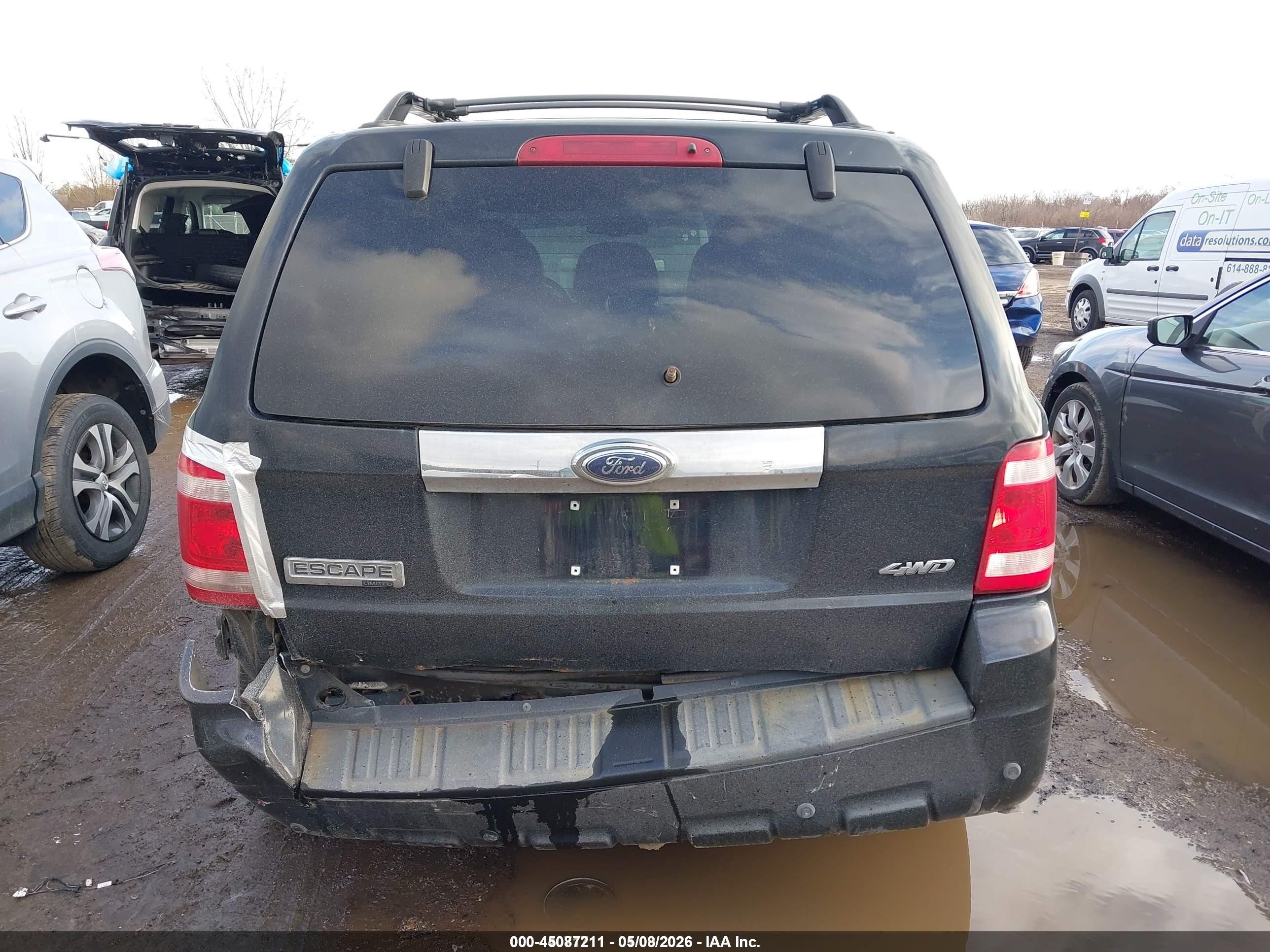 2009 Ford Escape Limited Black vin: 1FMCU94G29KB46362