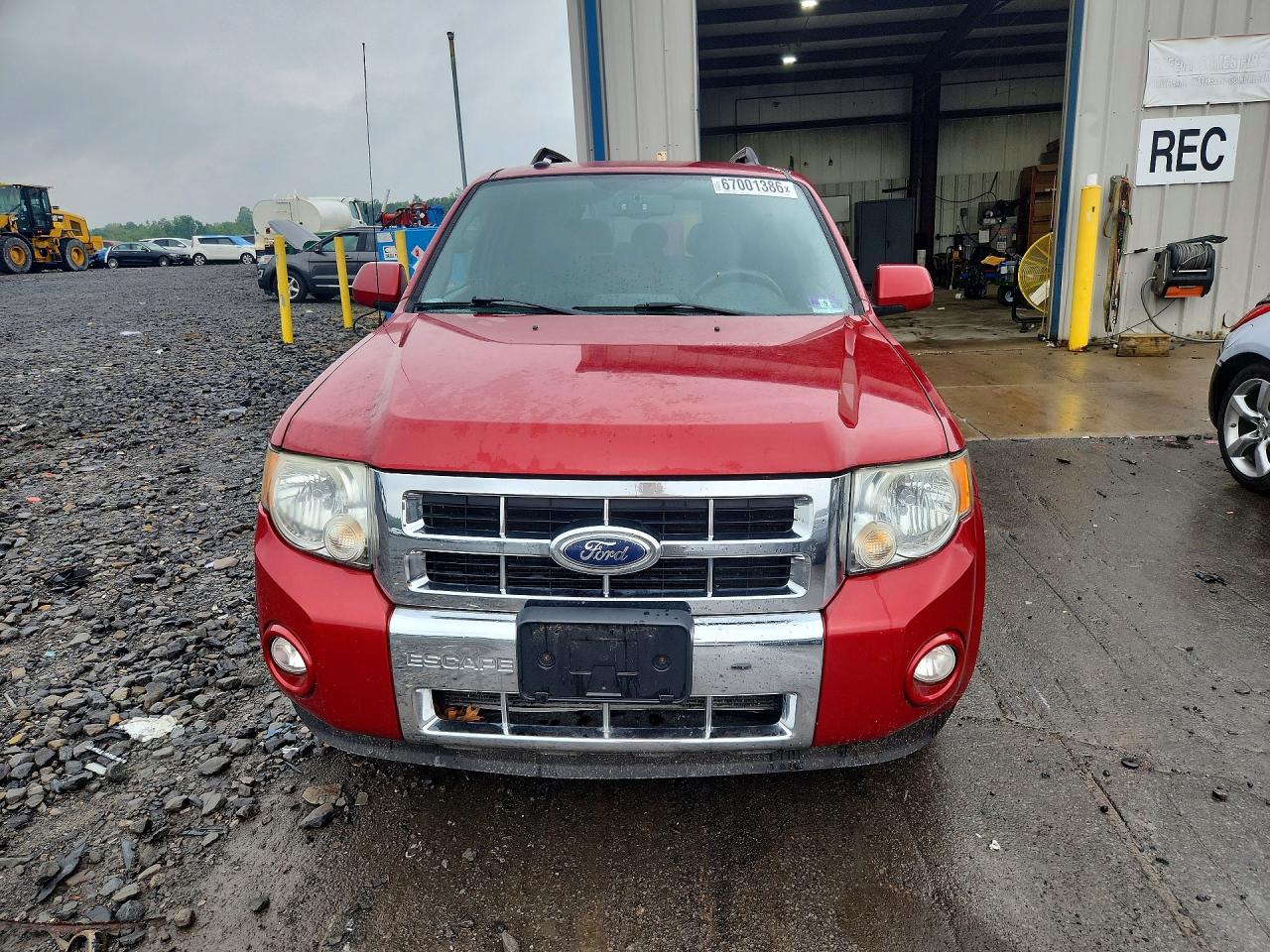 2009 Ford Escape Limited Red vin: 1FMCU94G29KB96758