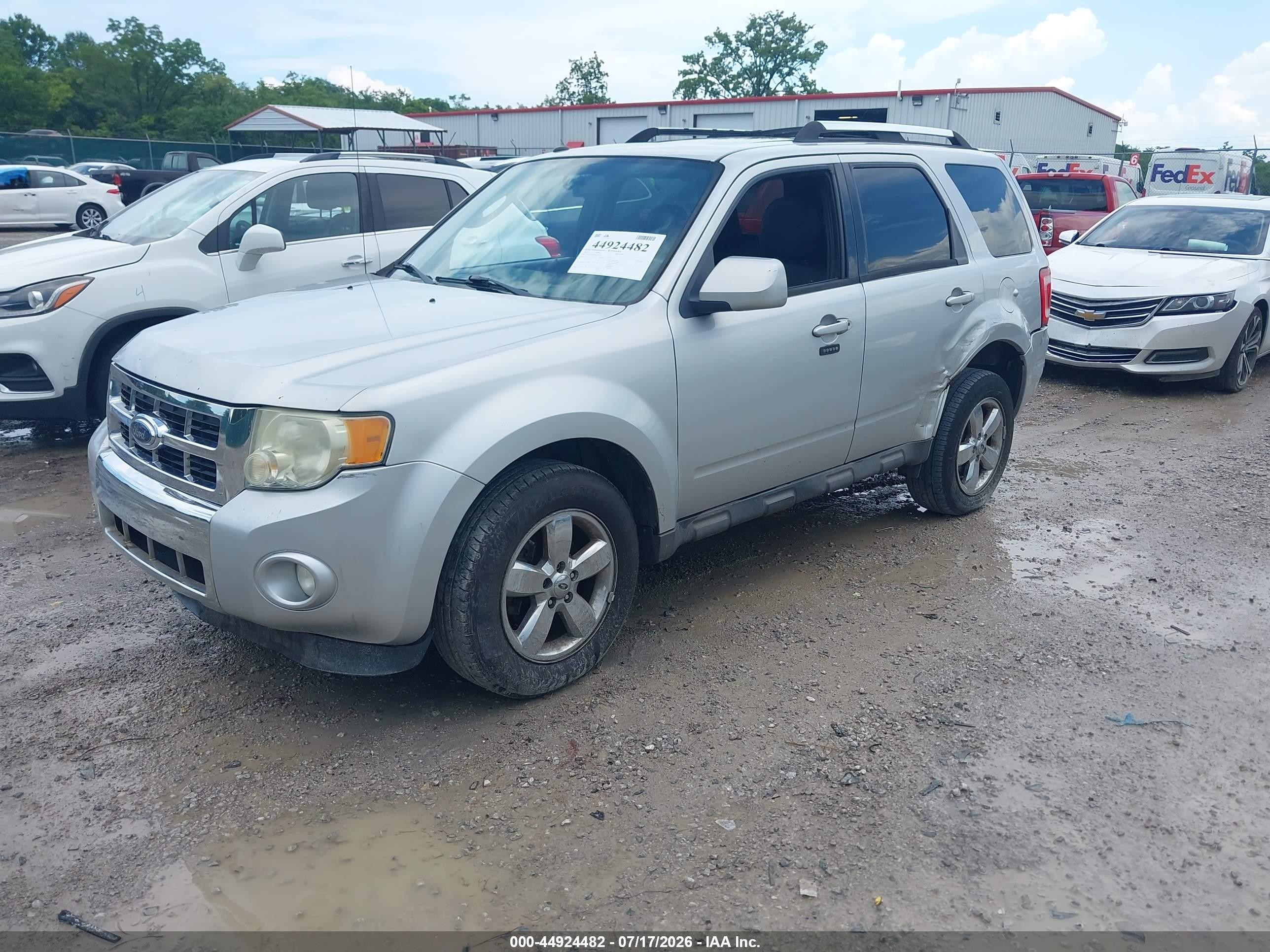 2009 Ford Escape Limited Серебряный vin: 1FMCU94G39KA92358