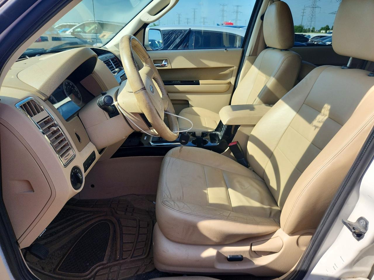 2009 Ford Escape Limited Белый vin: 1FMCU94G39KB94338