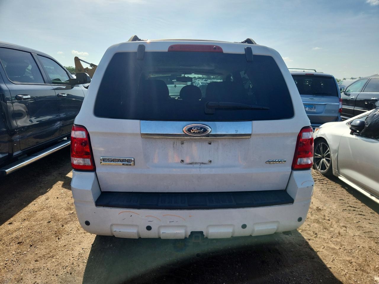 2009 Ford Escape Limited Белый vin: 1FMCU94G39KB94338