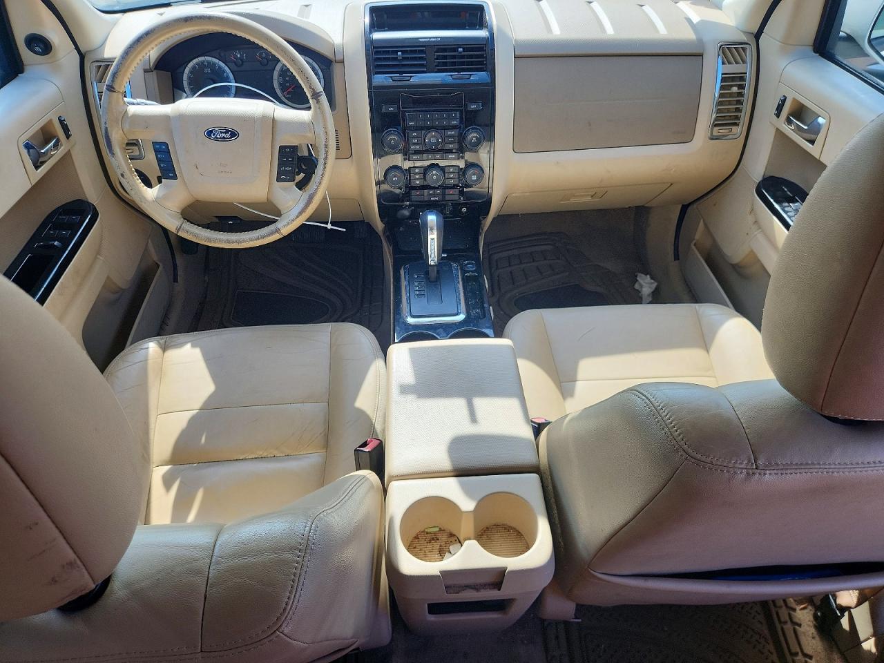 2009 Ford Escape Limited Белый vin: 1FMCU94G39KB94338