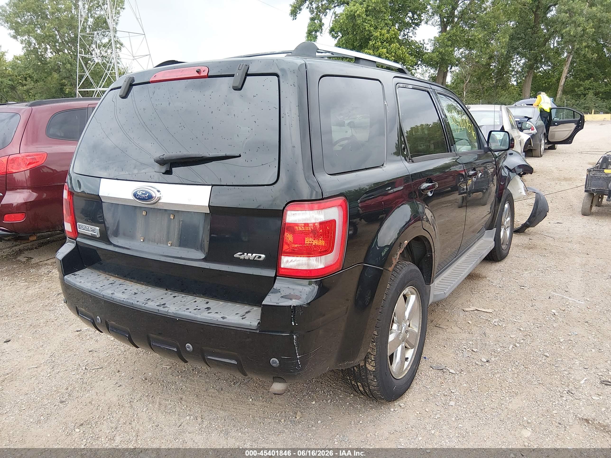 2009 Ford Escape Limited Black vin: 1FMCU94G69KB14739