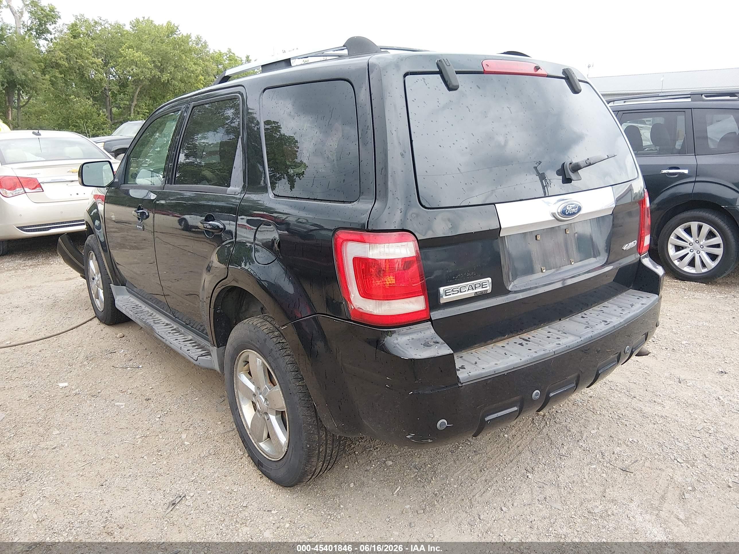 2009 Ford Escape Limited Black vin: 1FMCU94G69KB14739