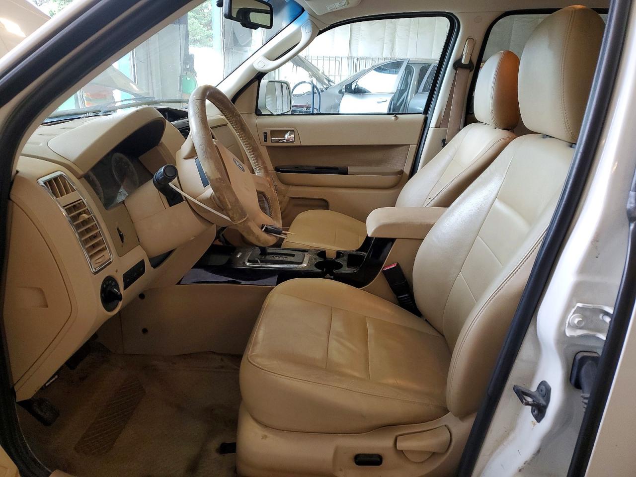 2009 Ford Escape Limited Белый vin: 1FMCU94G69KC13884