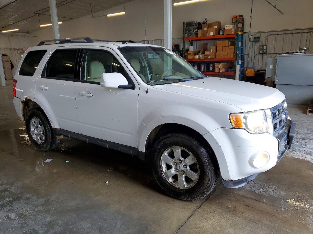 2009 Ford Escape Limited Белый vin: 1FMCU94G69KC13884