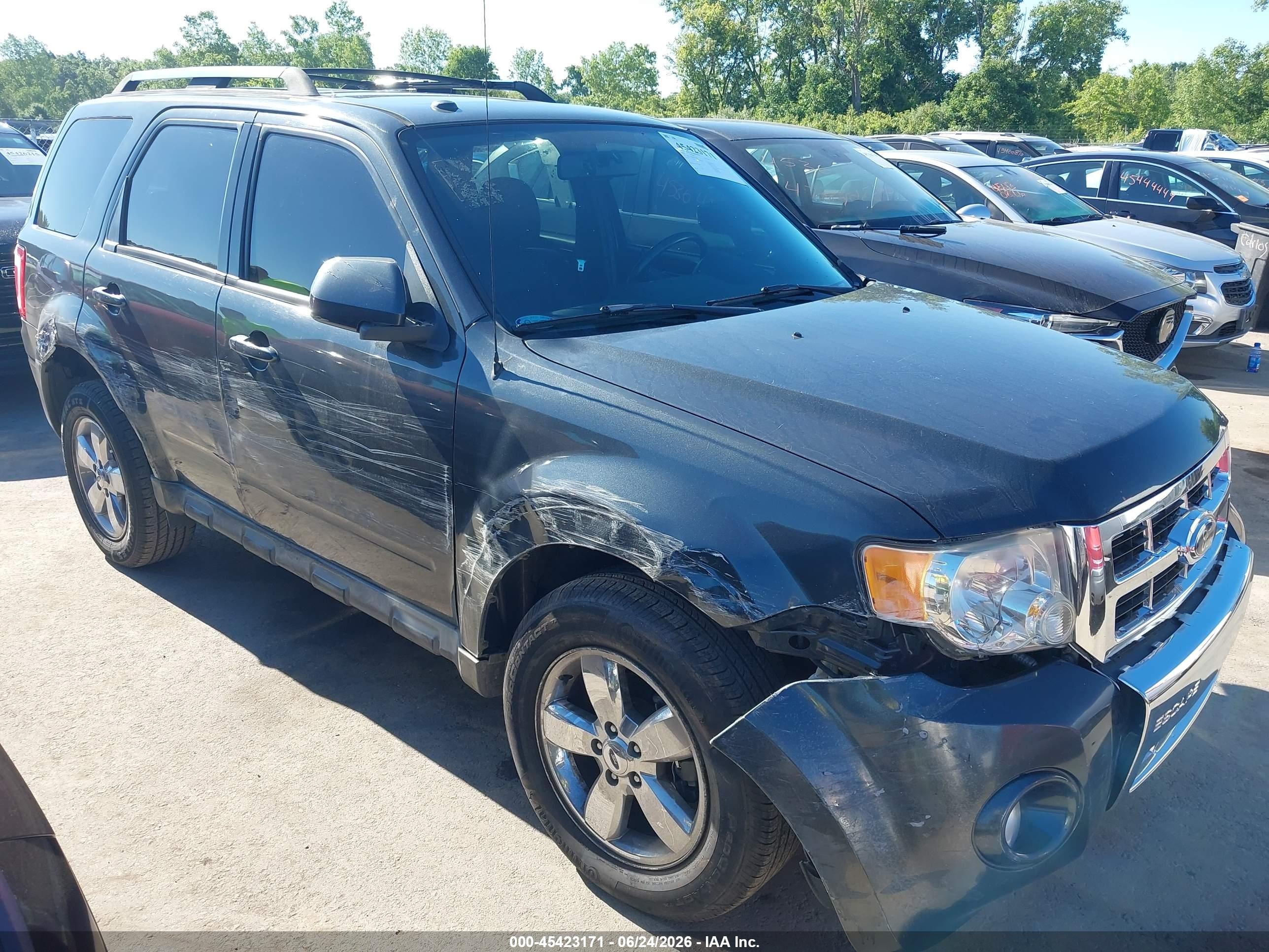 2009 Ford Escape Limited Серый vin: 1FMCU94G69KC26019