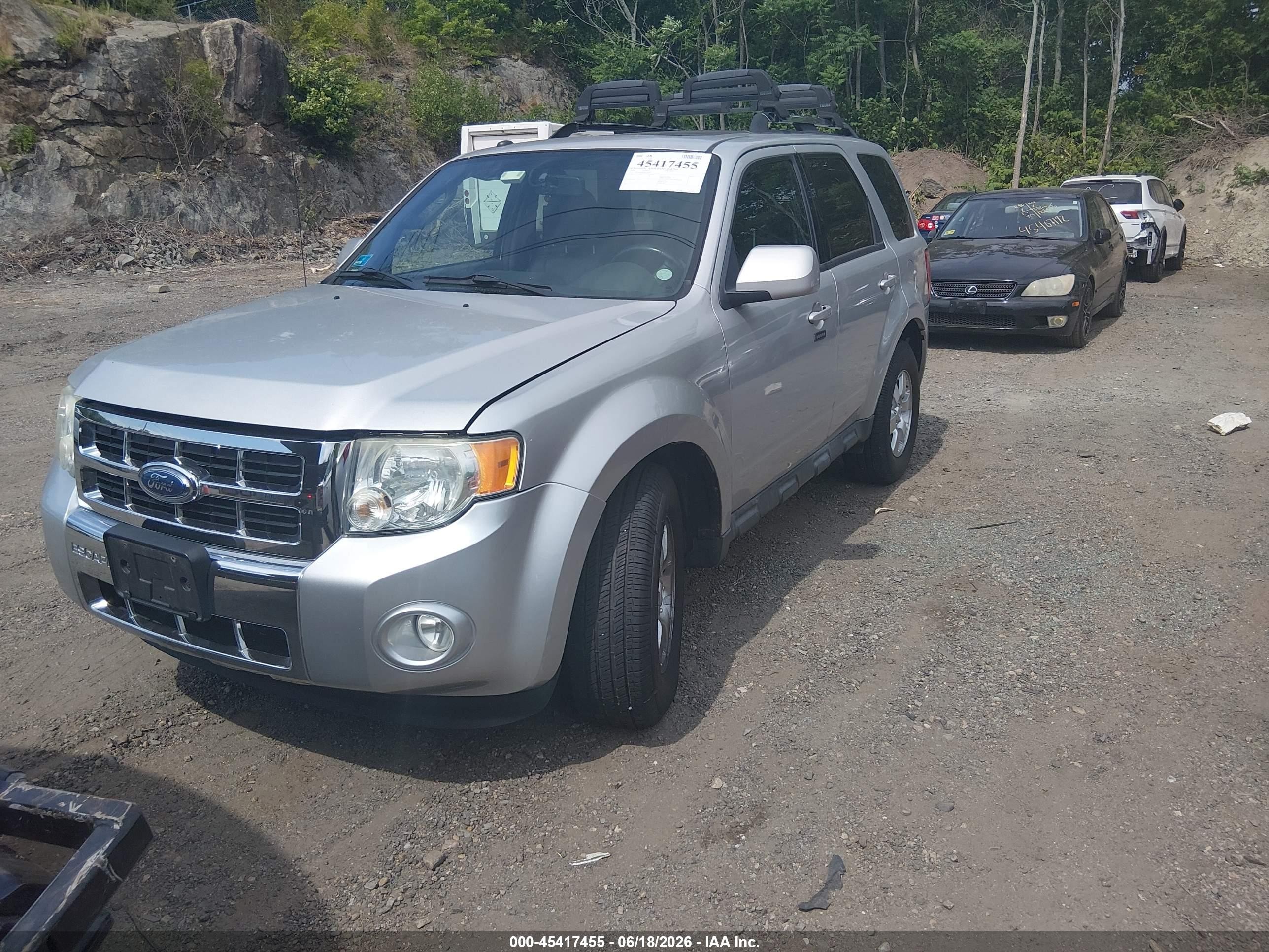 2009 Ford Escape Limited Серебряный vin: 1FMCU94G69KC56508