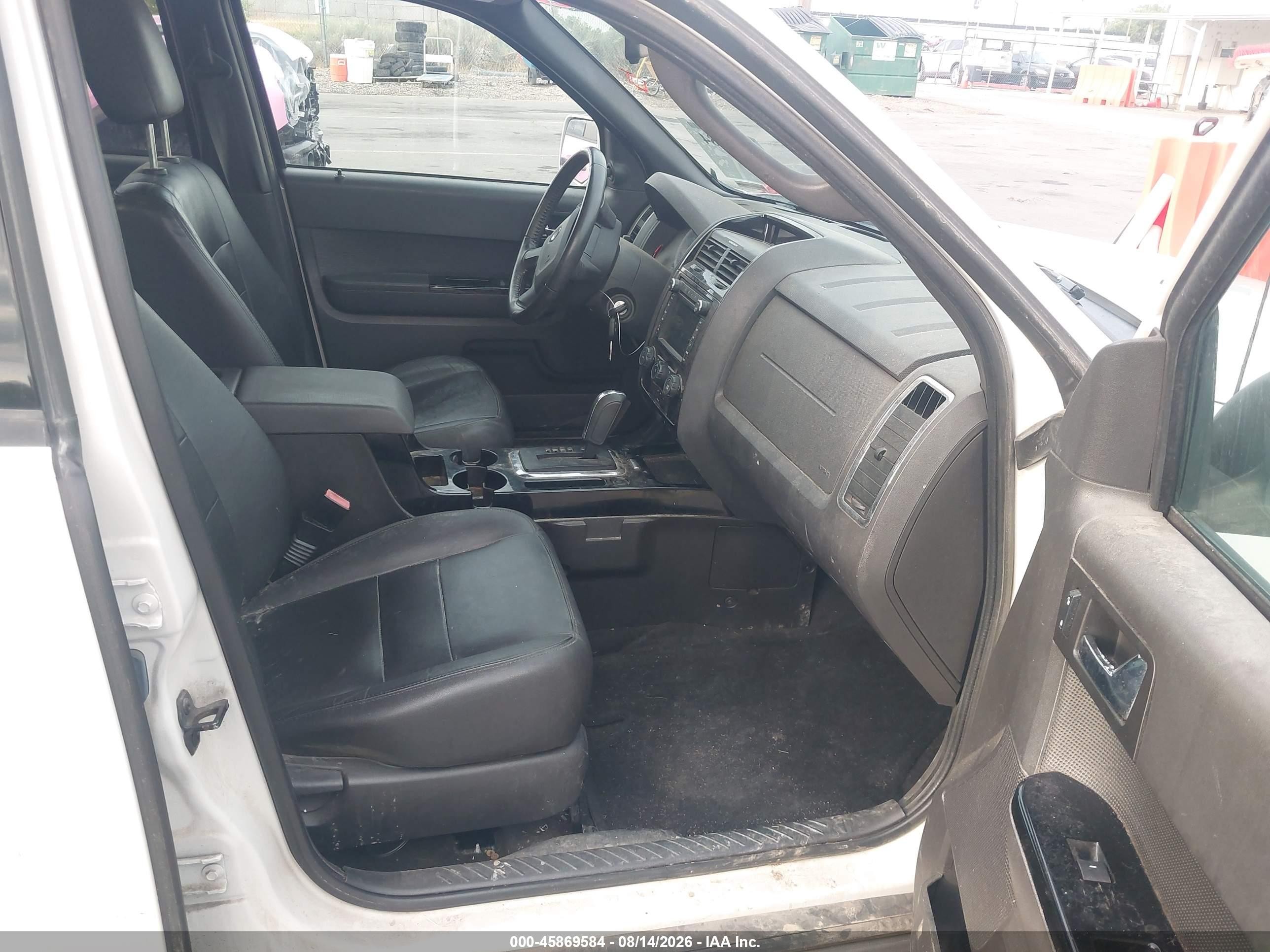 2009 Ford Escape Limited White vin: 1FMCU94G99KA92722