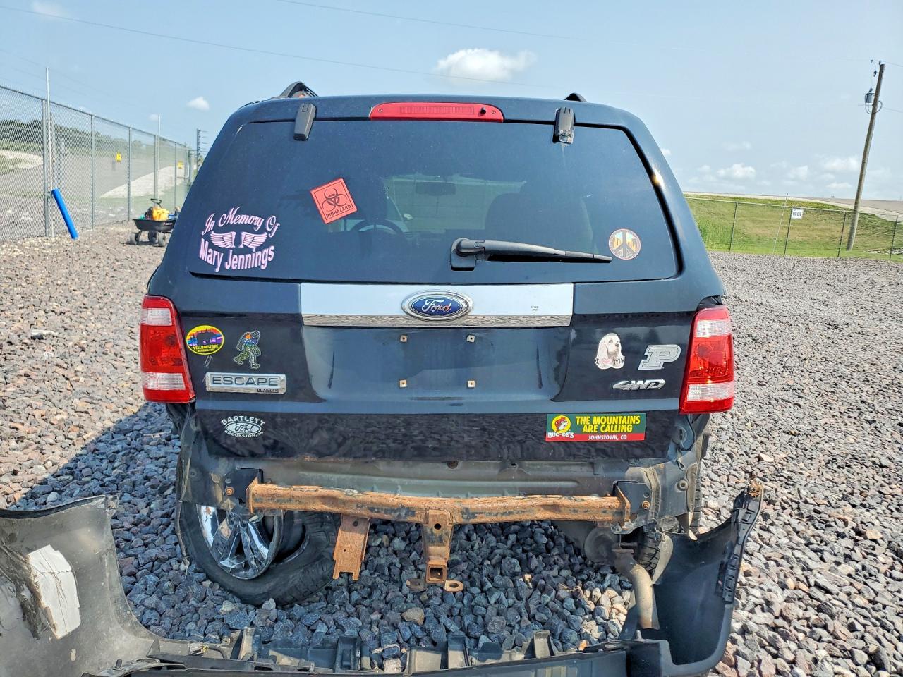 2009 Ford Escape Limited Black vin: 1FMCU94G99KC84593