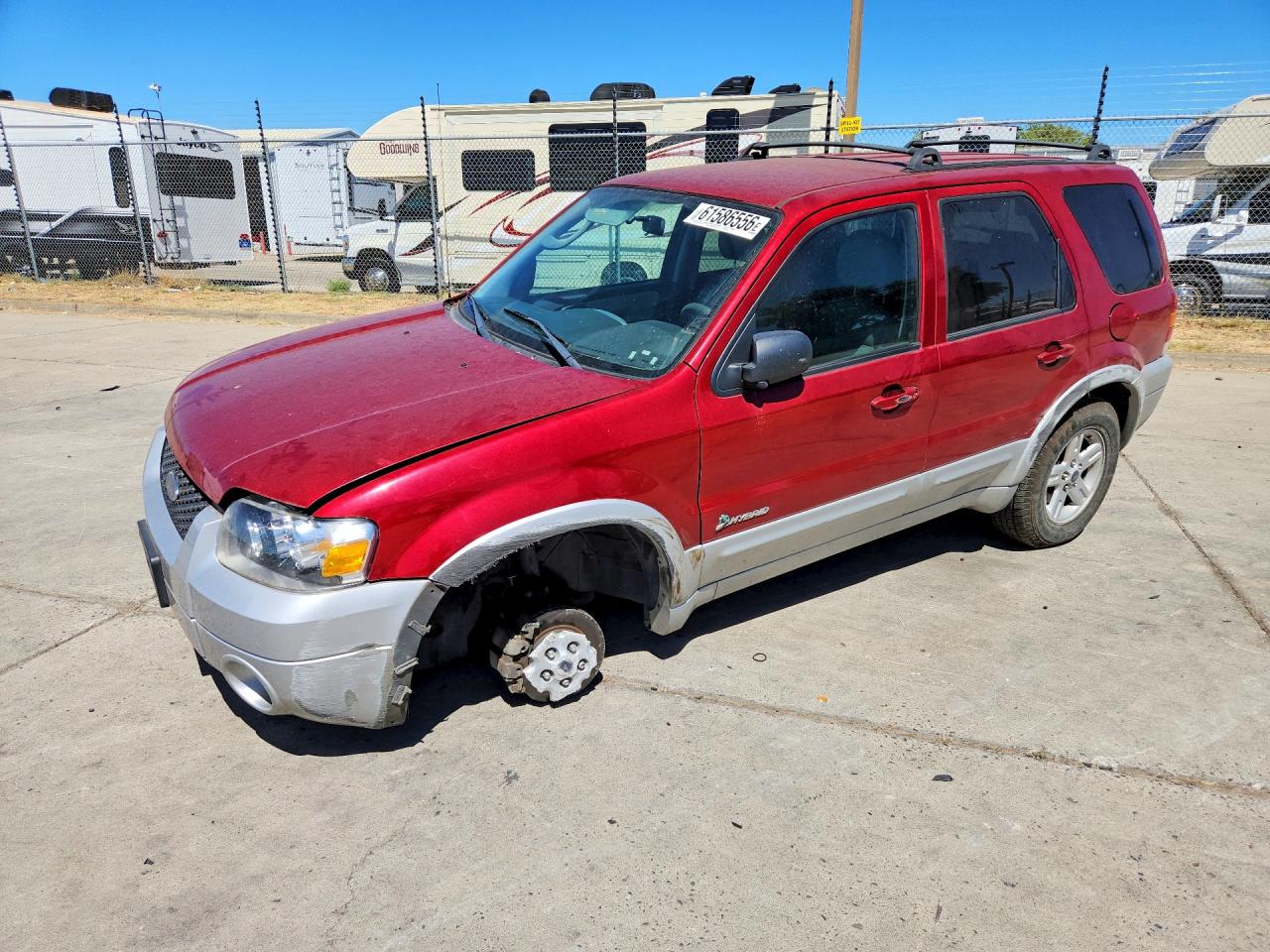 2005 Ford Escape Hev Красный vin: 1FMCU95H35KD16813