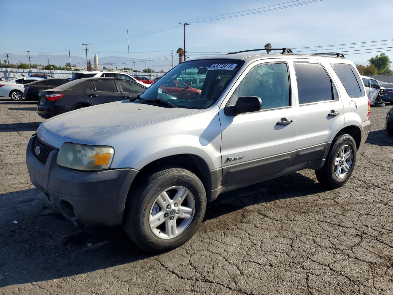 2006 Ford Escape Hev Silver vin: 1FMCU95H96KC44260