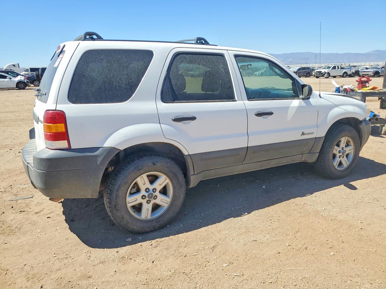 2005 Ford Escape Hev White vin: 1FMCU96H15KD16906