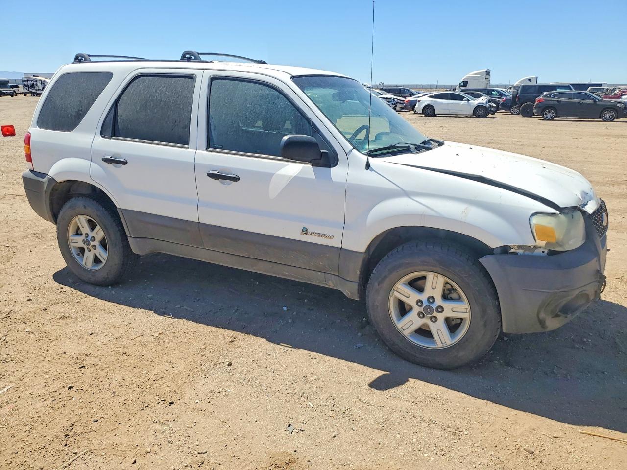 2005 Ford Escape Hev White vin: 1FMCU96H15KD16906