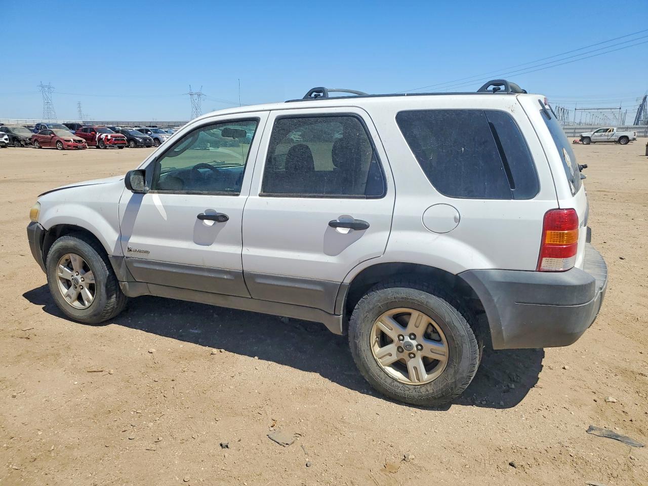 2005 Ford Escape Hev White vin: 1FMCU96H15KD16906