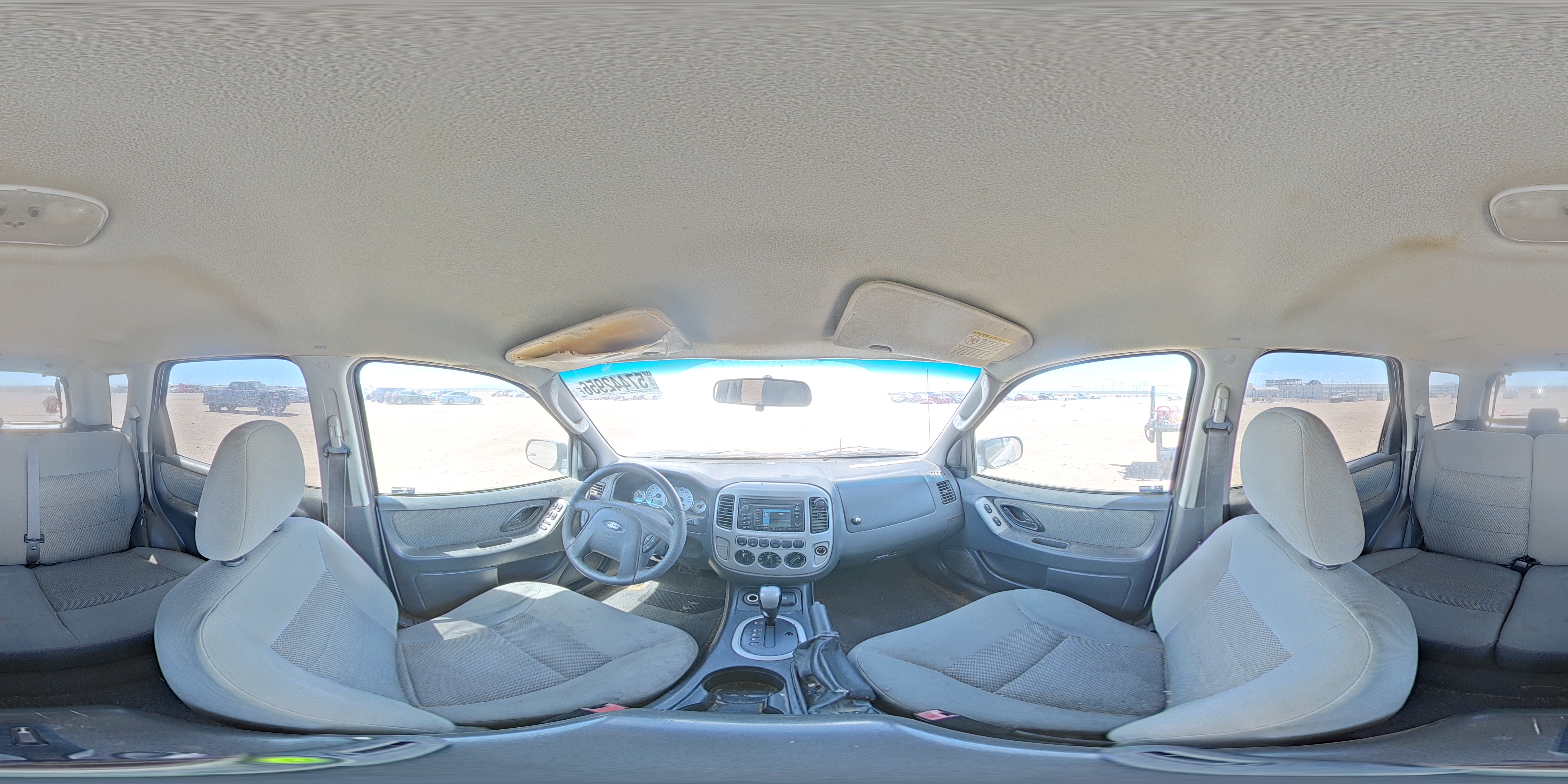 2005 Ford Escape Hev White vin: 1FMCU96H15KD16906
